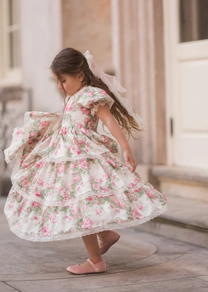 ladies girls dress ASFGIMUJ Little Girls Dresses Neck Short Sleeves Casual Soild Maxi SunDress Girls Pageant Dresses,Size 4 Years6 Years