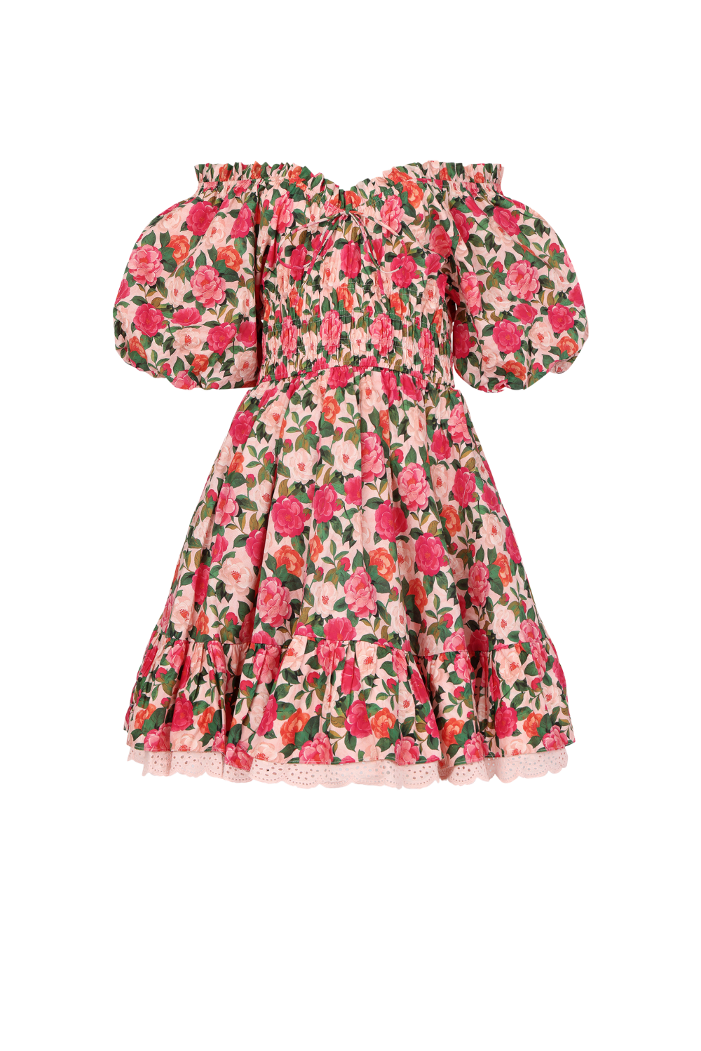 Cerise Dress fuchsia ghost