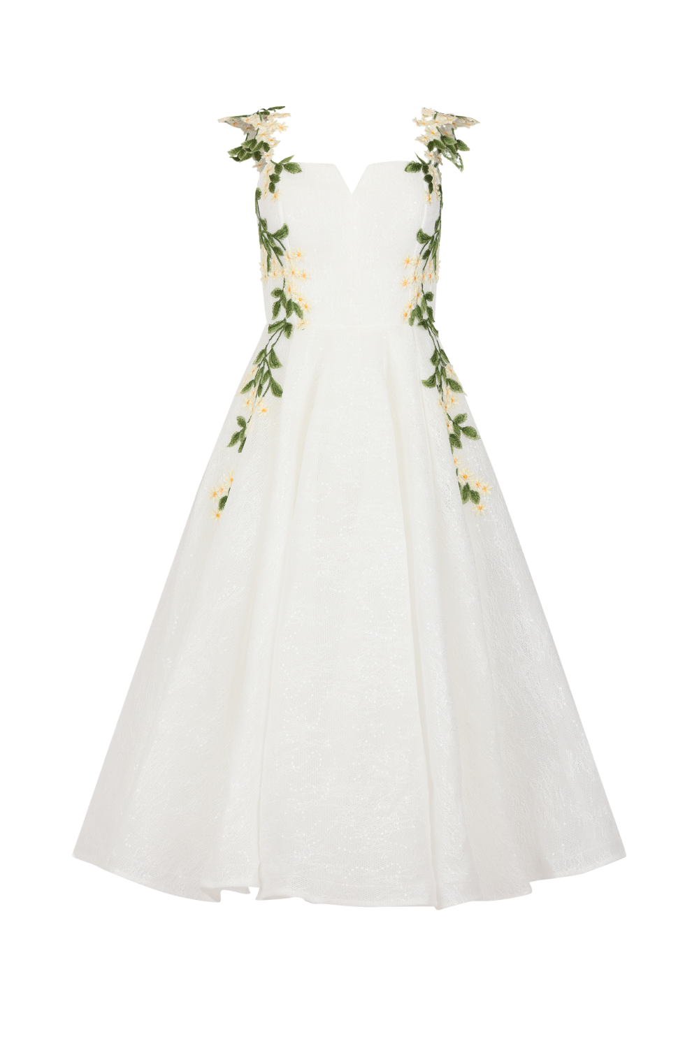 Lily Petal Dress white lily ghost