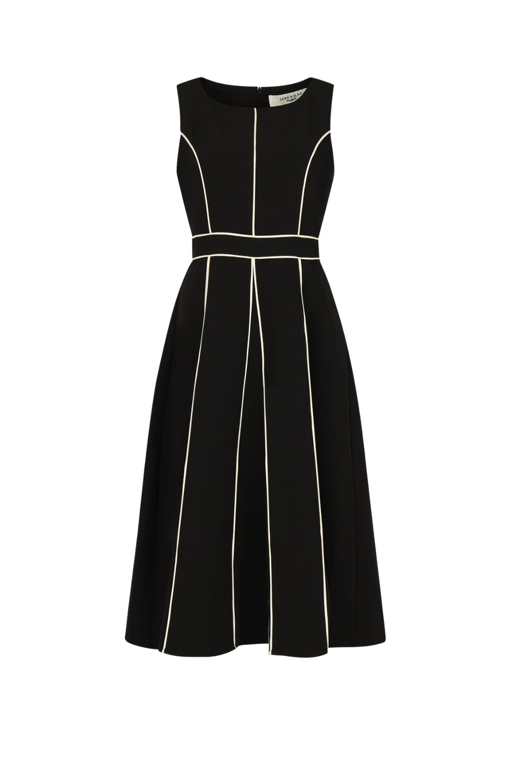 chic size inclusive model wearing JessaKae Vivienne Dress