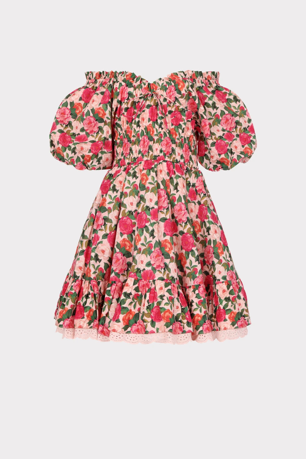 Cerise Dress fuchsia ghost
