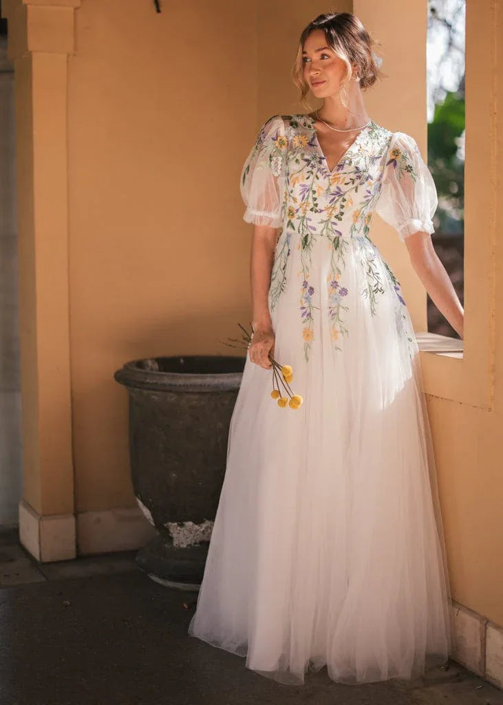 Alba Dress Dresses - JessaKae - Alba Dress - Blossom Veil / 00