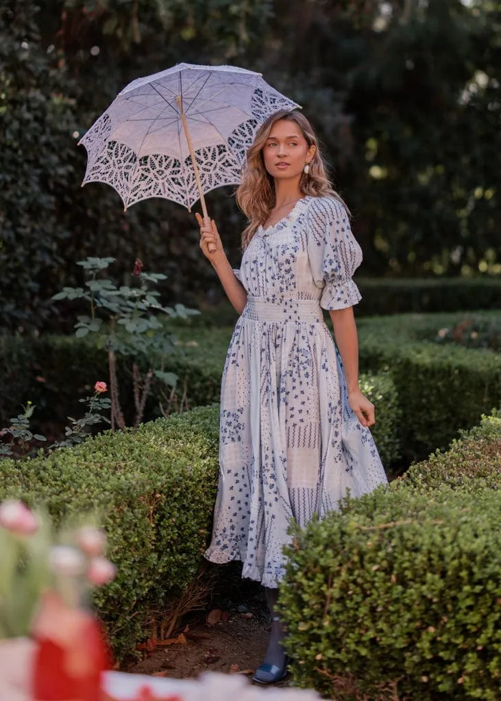 Alice Dress Dresses - JessaKae - Alice Dress - Chamomile Blue / XXS