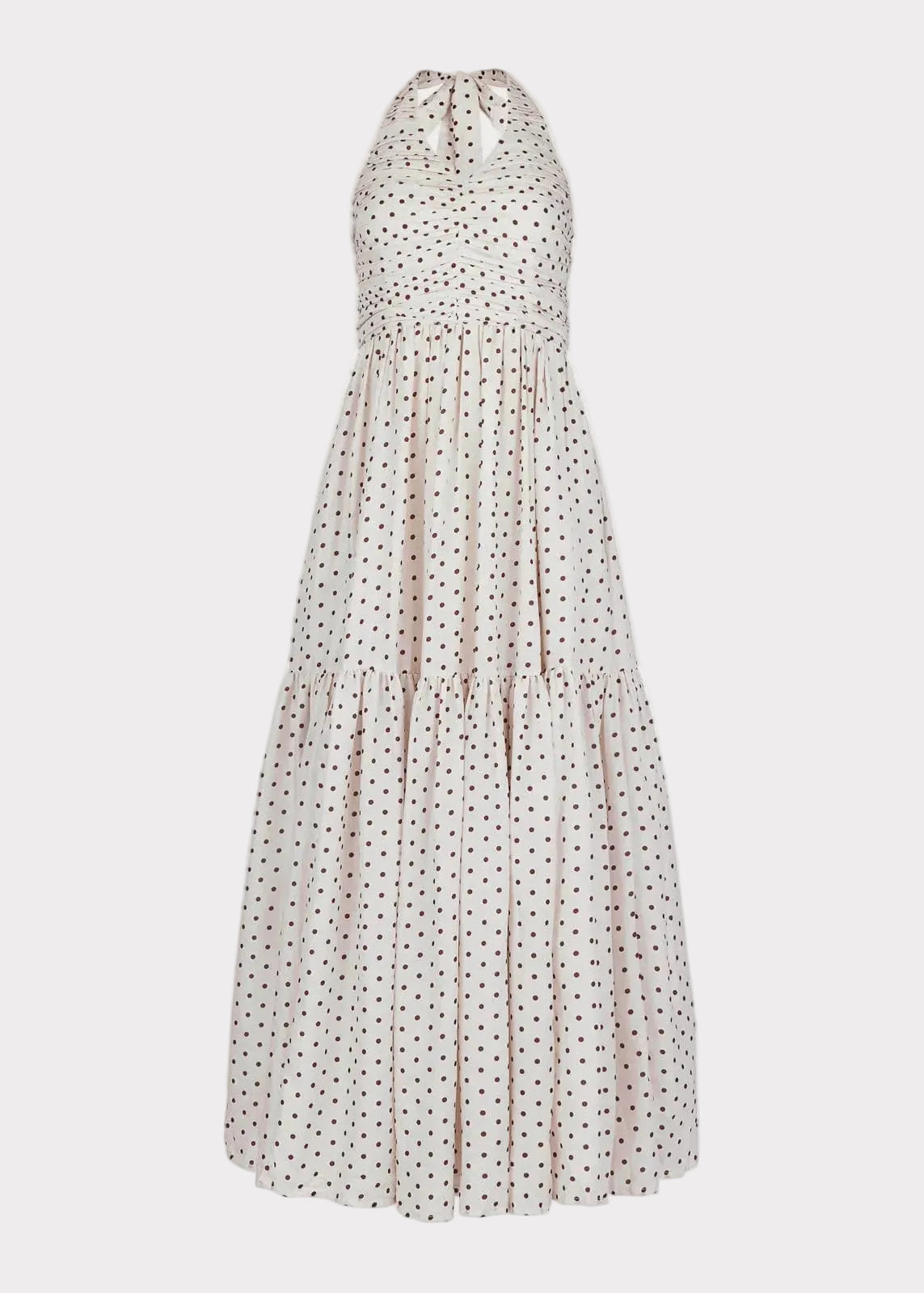 chic size inclusive model wearing JessaKae Bali Dress