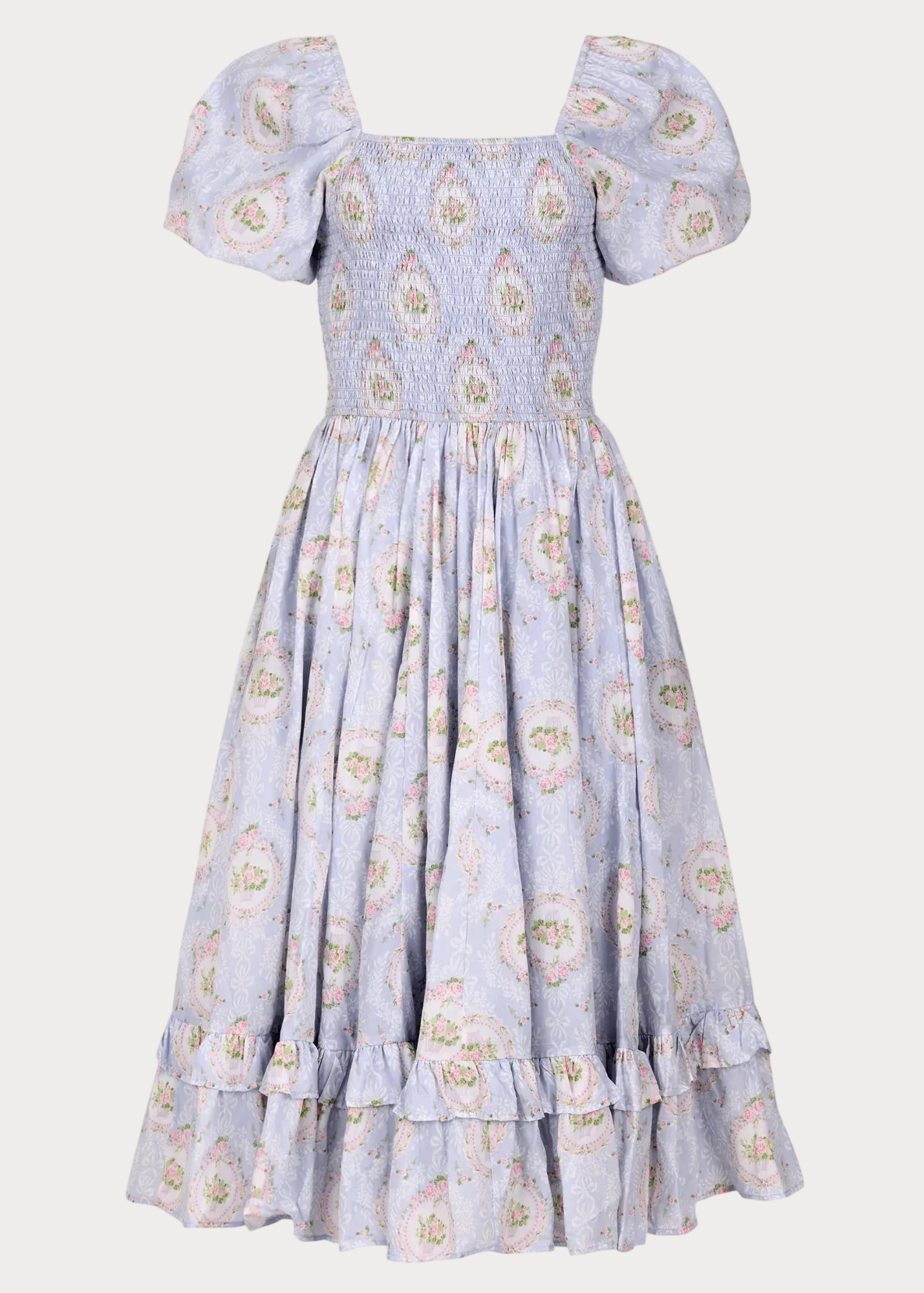 Blooming Bows Dress Dresses - JessaKae - Blooming Bows Dress - Bluebell / XXS