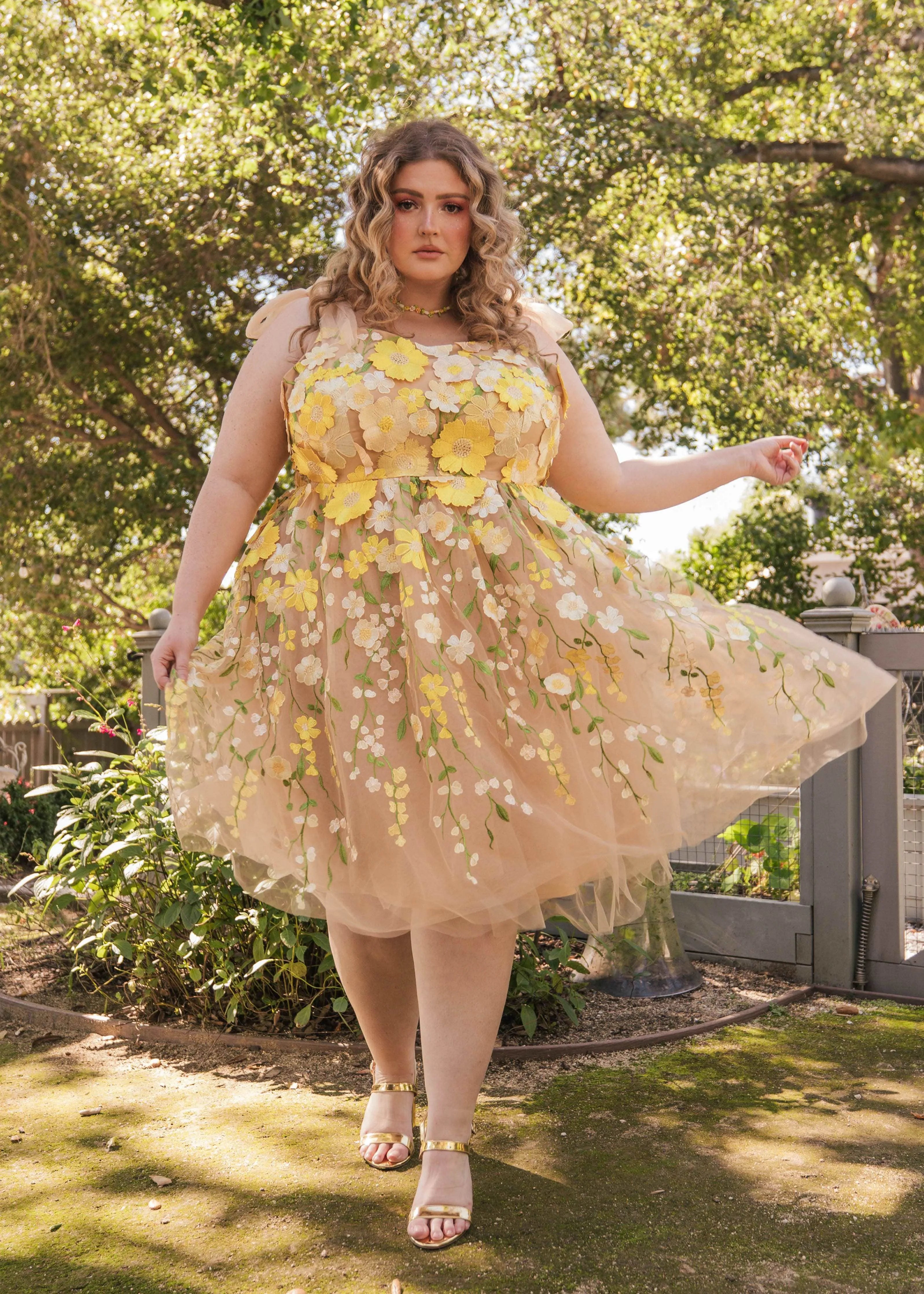 Blossom Dress Dresses - JessaKae - Blossom Dress - Pink / XXS