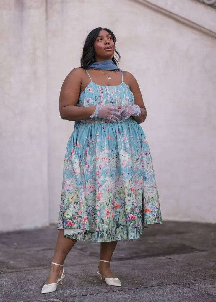 Calista Dress - JessaKae - Calista Dress - Watercolor / XXS