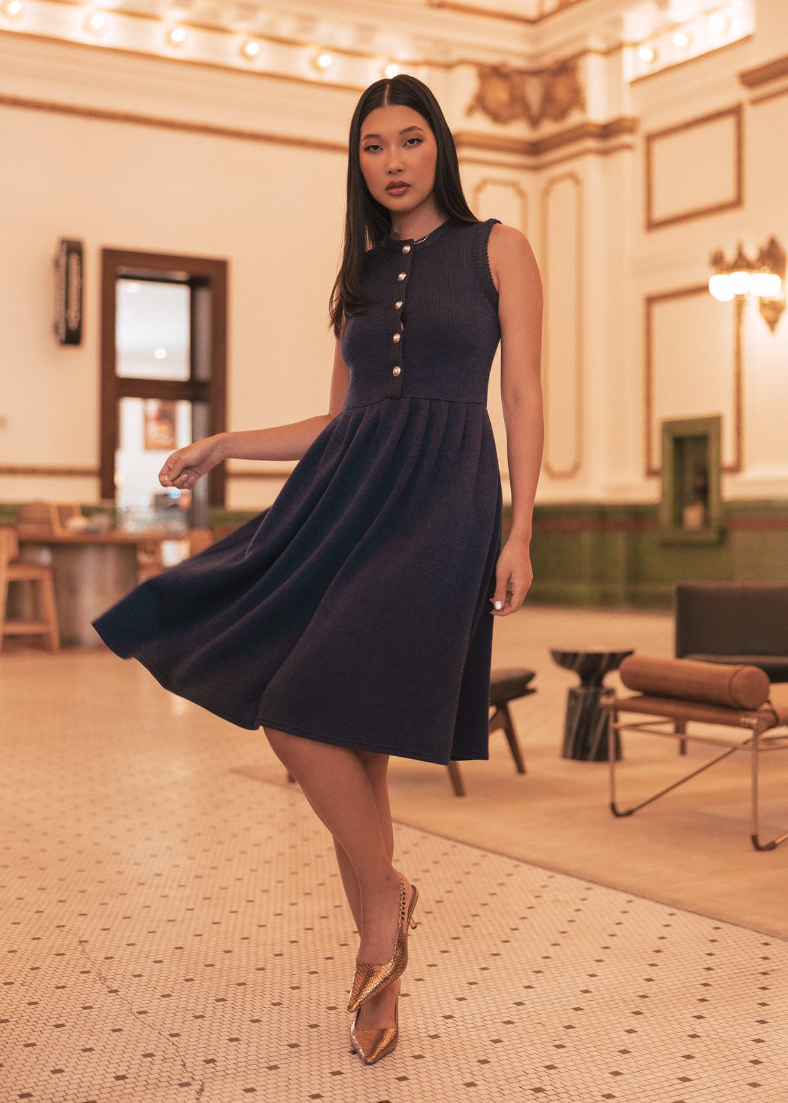Carrie Dress - Navy | Occasion Dress in Sizes XXS6X | JessaKae Carrie Dress - Navy | Occasion Dress in Sizes XXS6X | JessaKae