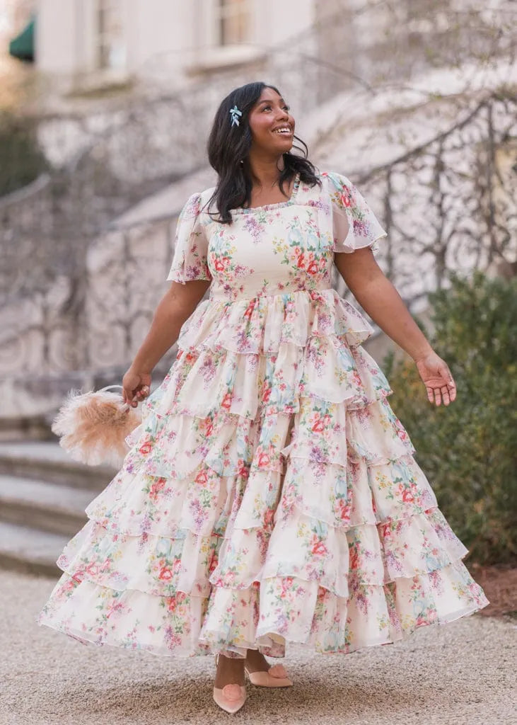 Clarabelle Dress - JessaKae - Clarabelle Dress - Cottage Garden / XXS