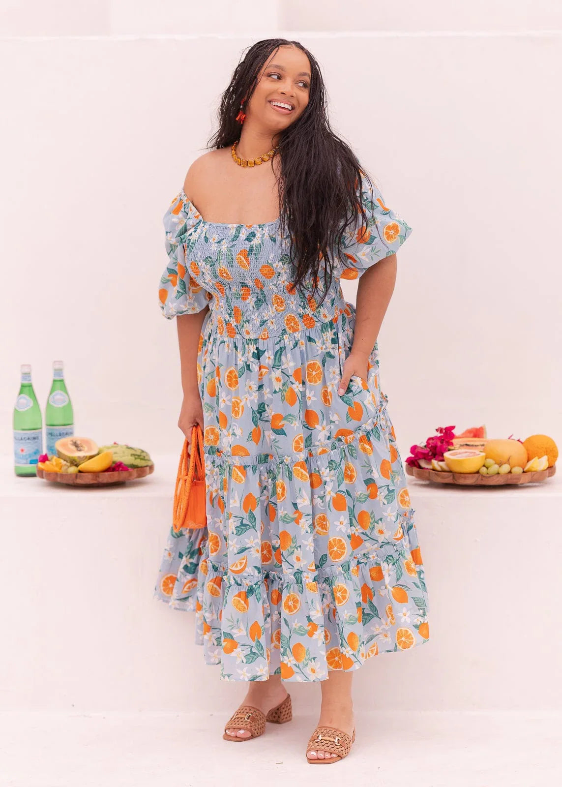 Clementine Dress - JessaKae - Clementine Dress - Tangerine Breeze / XXS