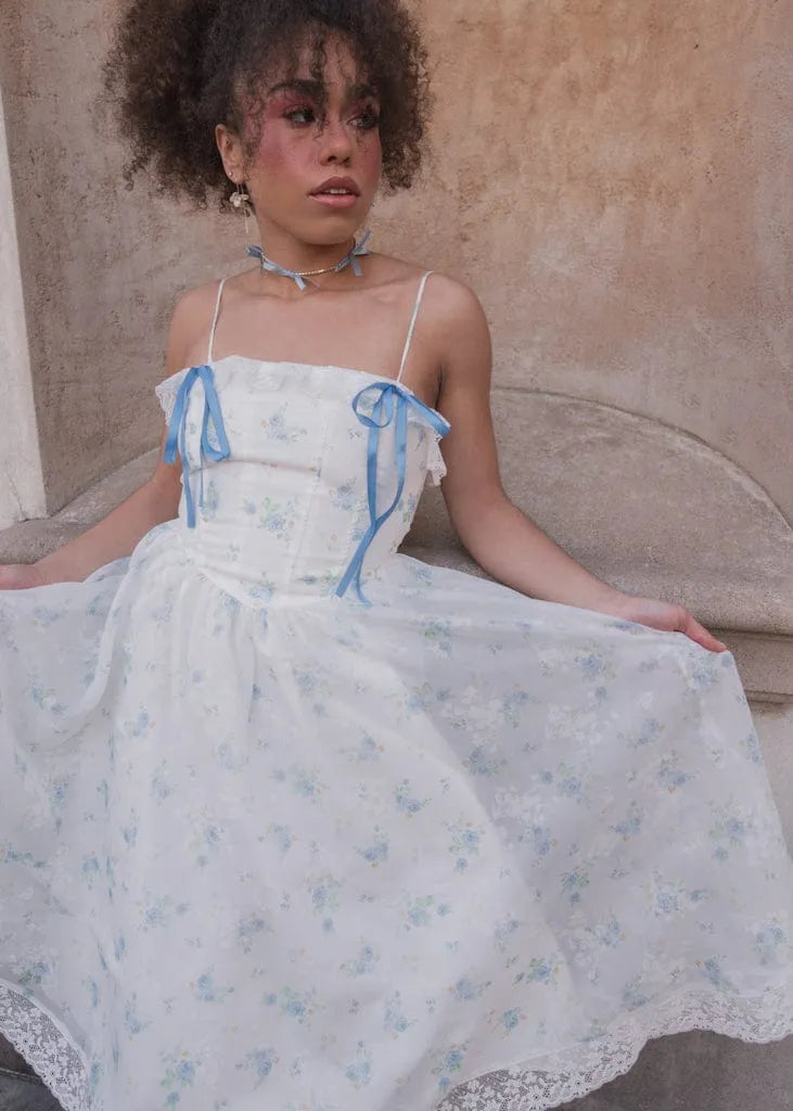 Coquette Dress - JessaKae - Coquette Dress - Forget-Me-Not / XXS