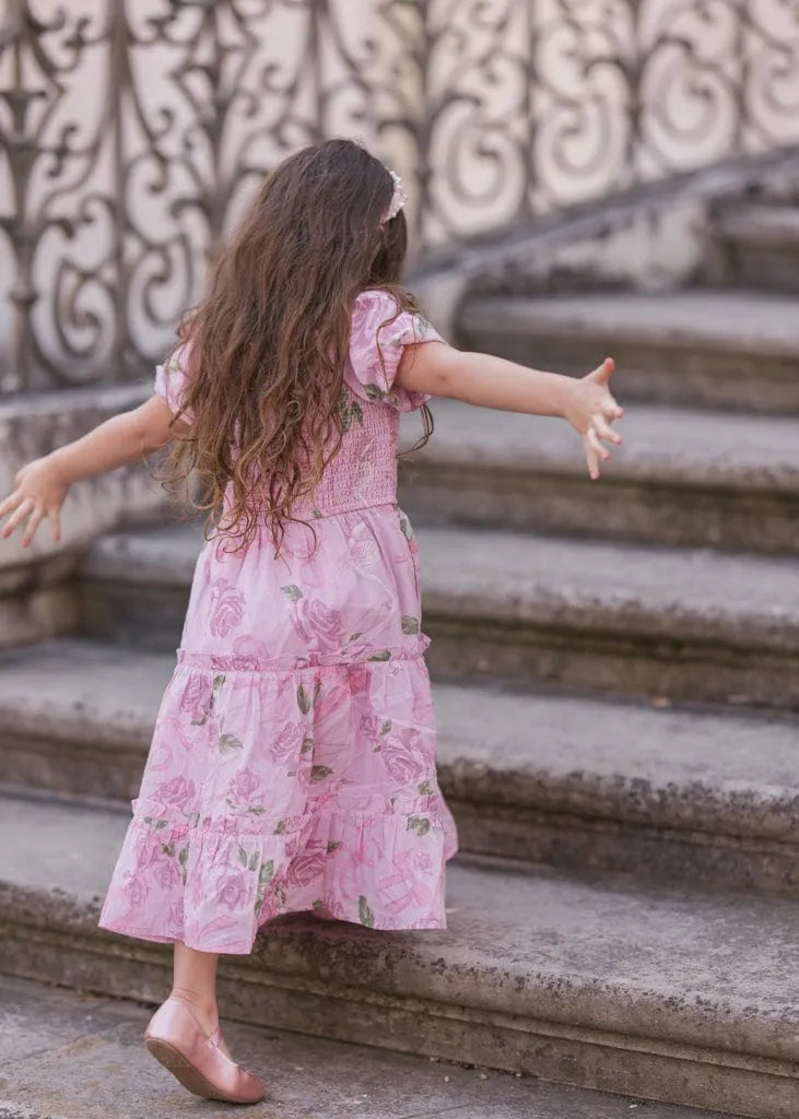 Delilah Girls Dress - JessaKae - Delilah Girls Dress - Mauve Melody / 12-18M