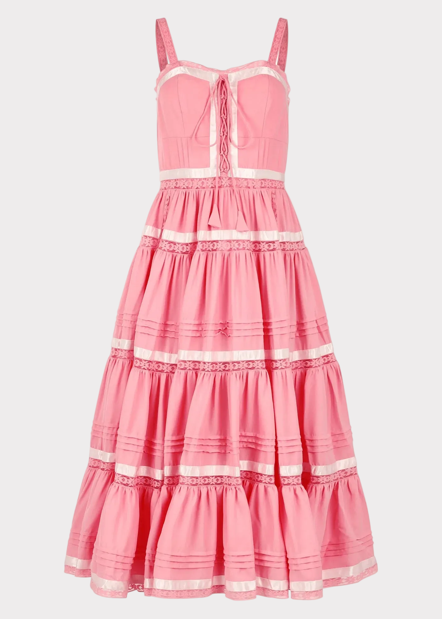 Delores Dress Dresses - JessaKae - Delores Dress - Pink Maiden / XXS