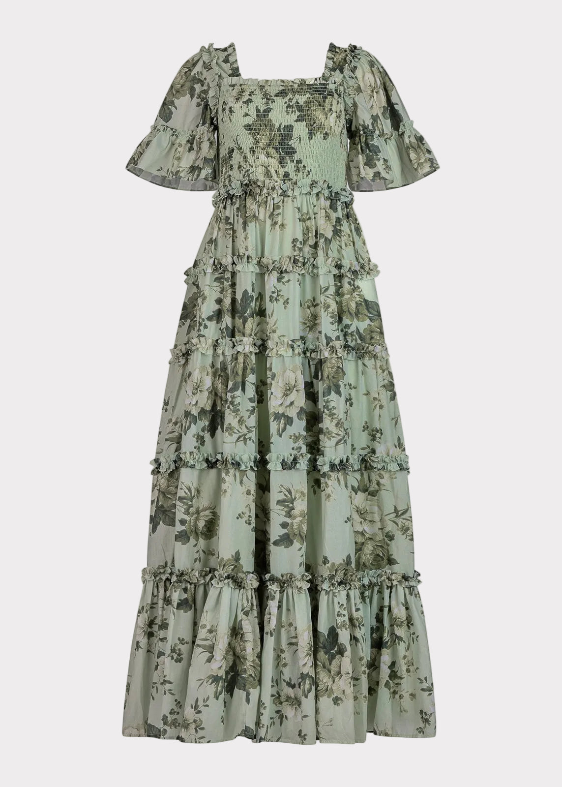 chic size inclusive model wearing JessaKae Faeryn Dress