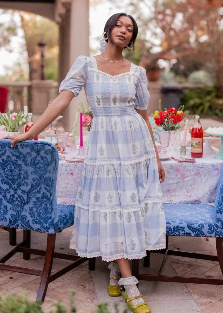 Felicia Dress Dresses - JessaKae - Felicia Dress - Cornflower / XXS