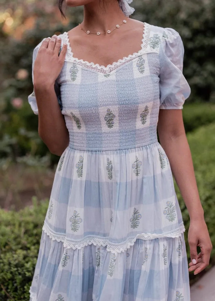 Felicia Dress Dresses - JessaKae - Felicia Dress - Cornflower / XXS