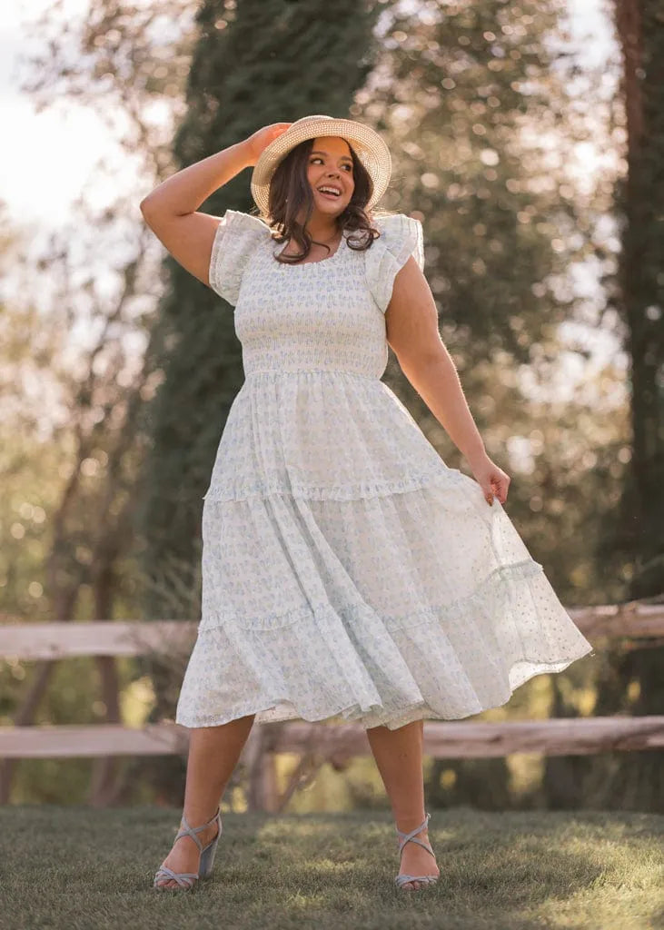 Florette Dress Dresses - JessaKae - Florette Dress - Raindrop / XXS