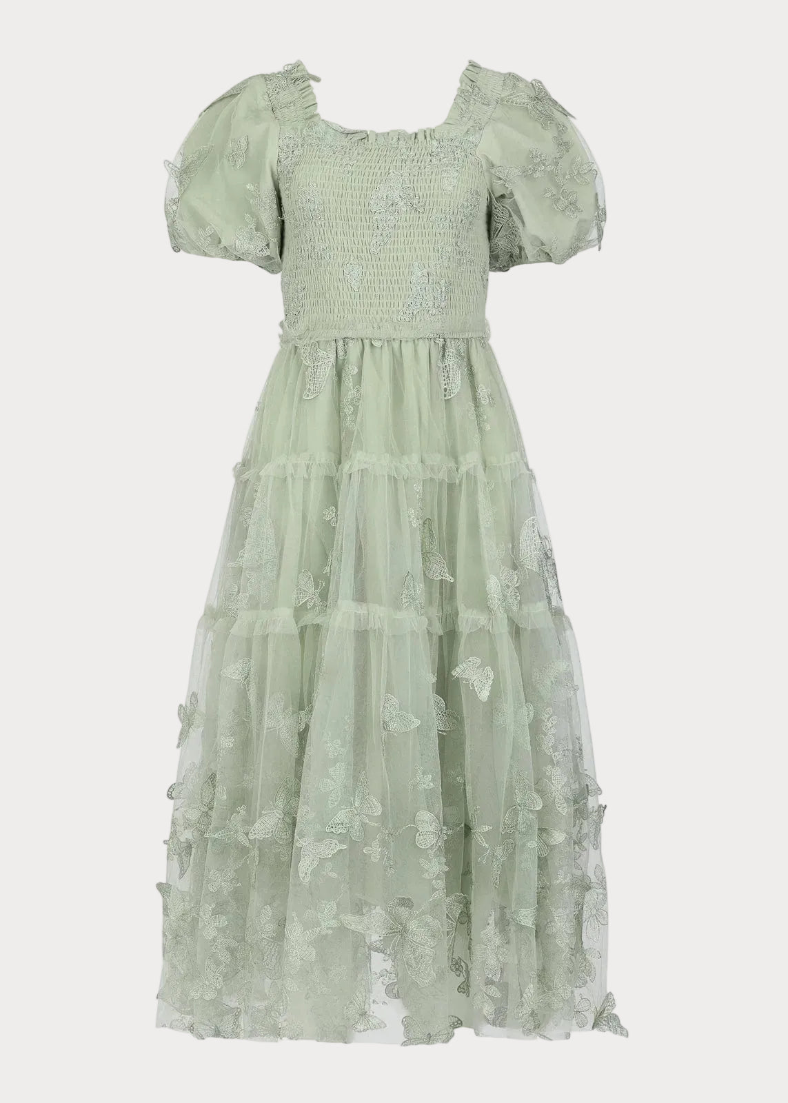 Flutter Dress - JessaKae - Flutter Dress - Clover / XXS