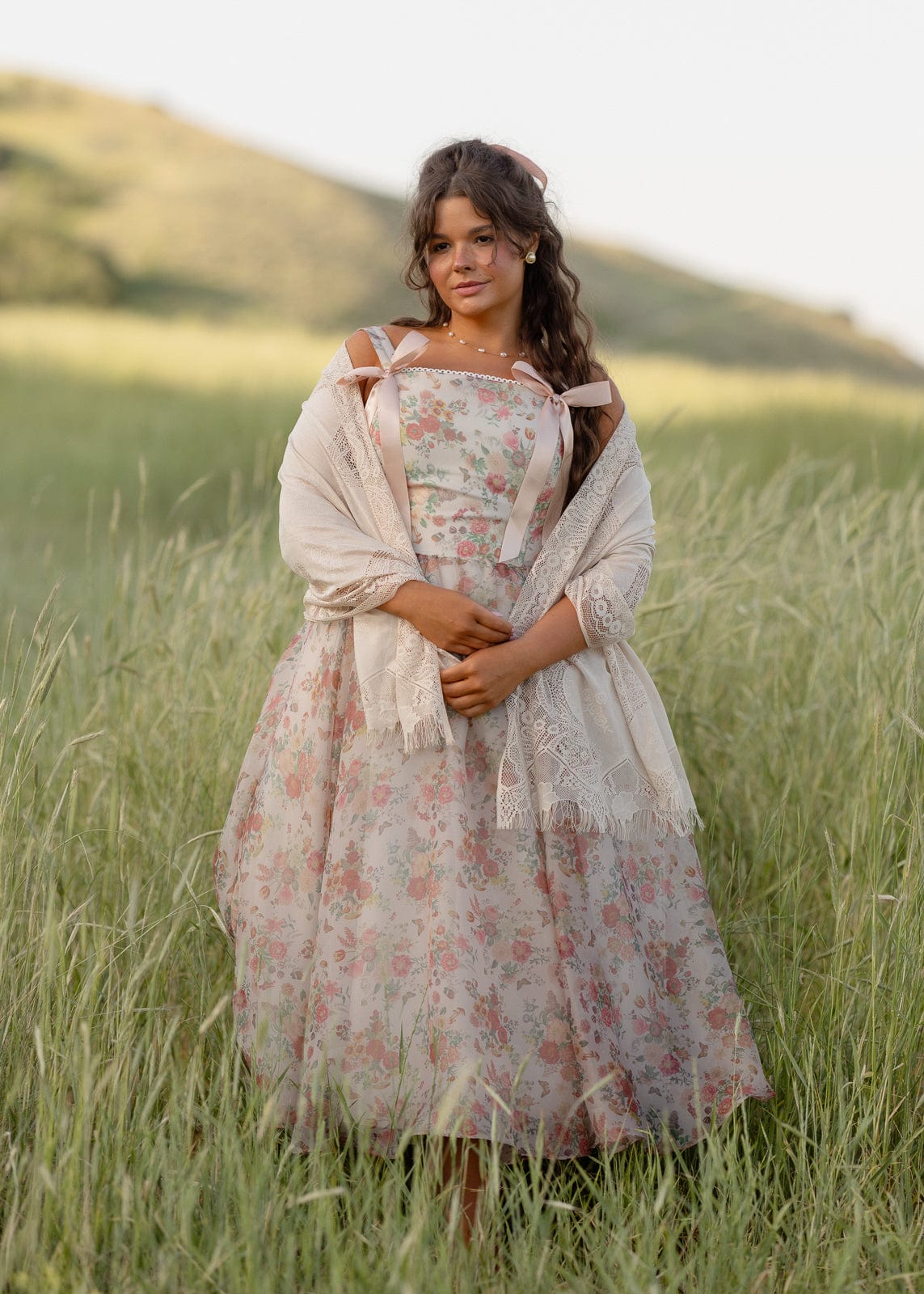 chic size inclusive model wearing JessaKae Francesca Dress