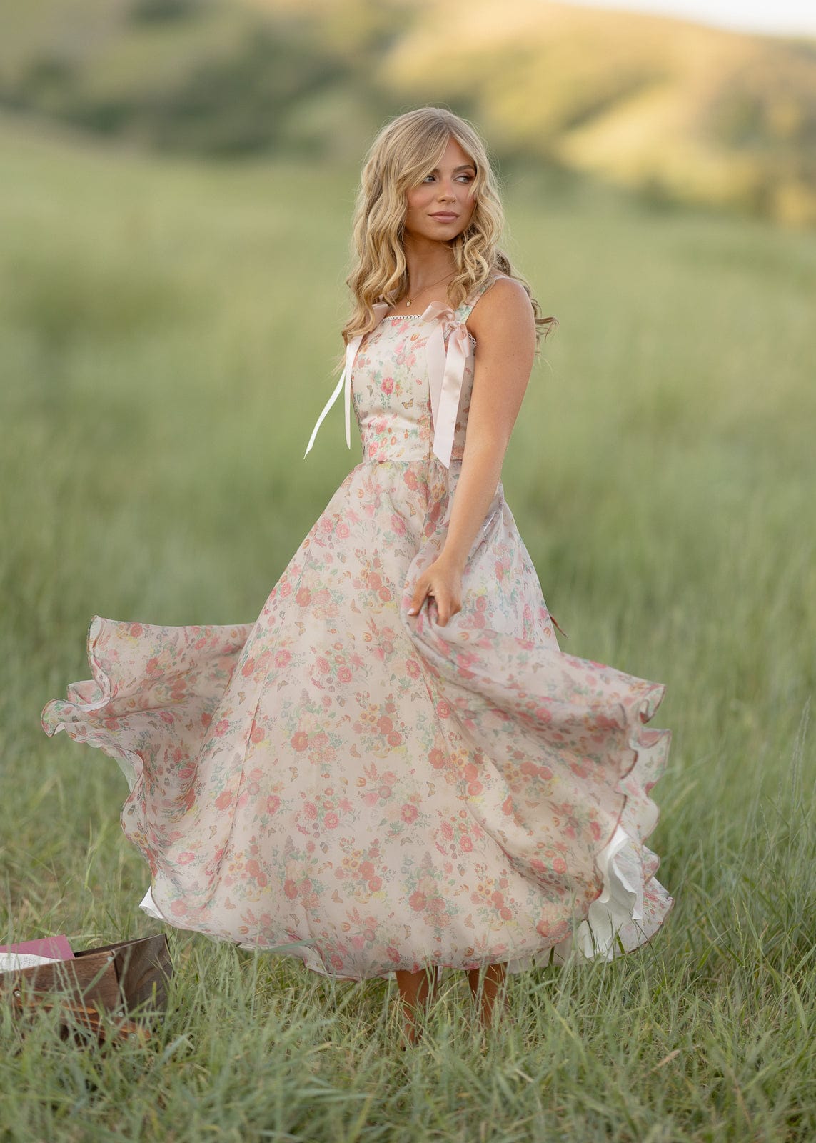 chic size inclusive model wearing JessaKae Francesca Dress