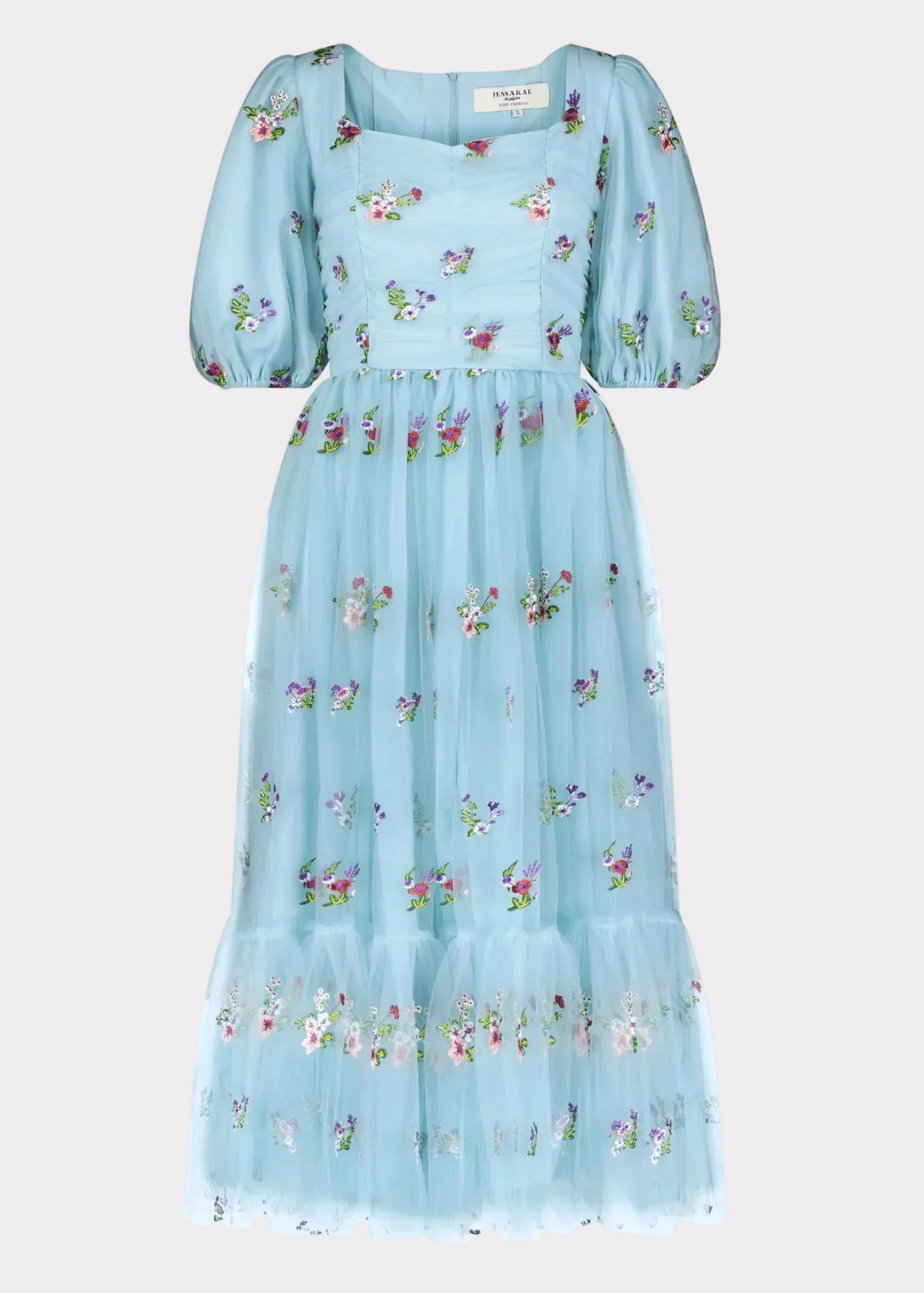 Garden Fairy Dress Dresses - JessaKae - Garden Fairy Dress - Fairy Blue / Midi / XXS