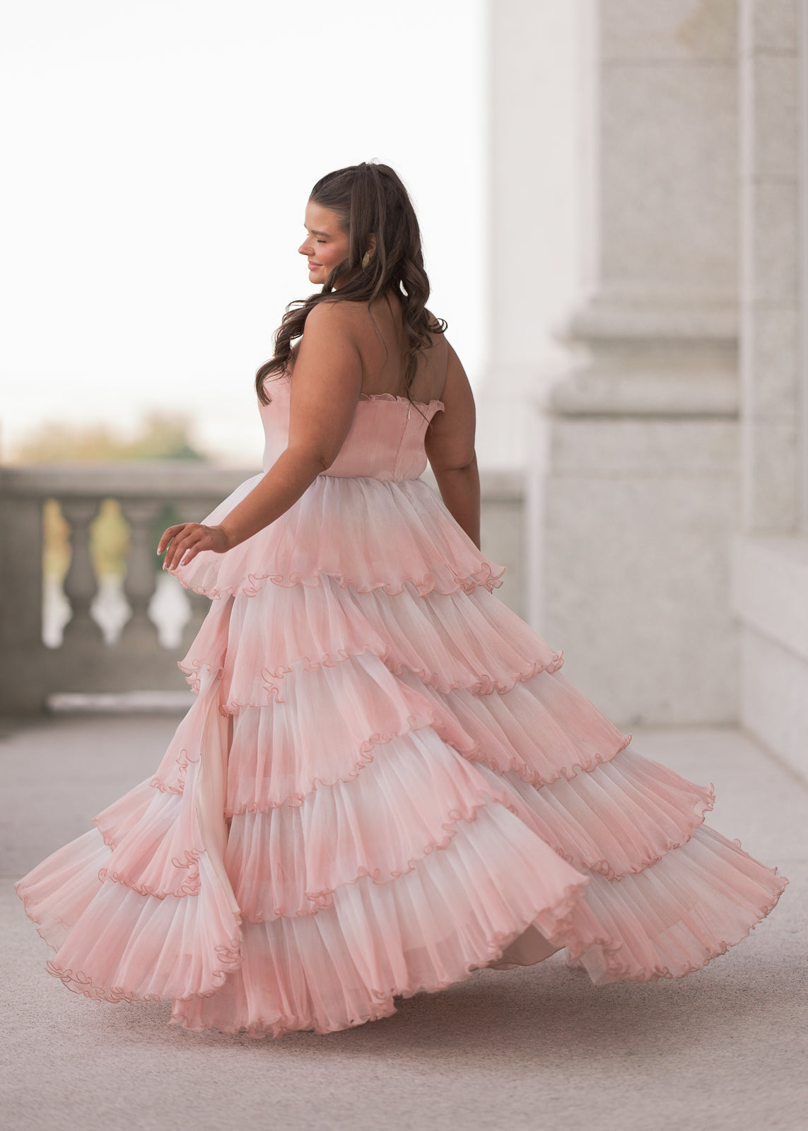 chic size inclusive model wearing JessaKae Genevieve Dress Dresses