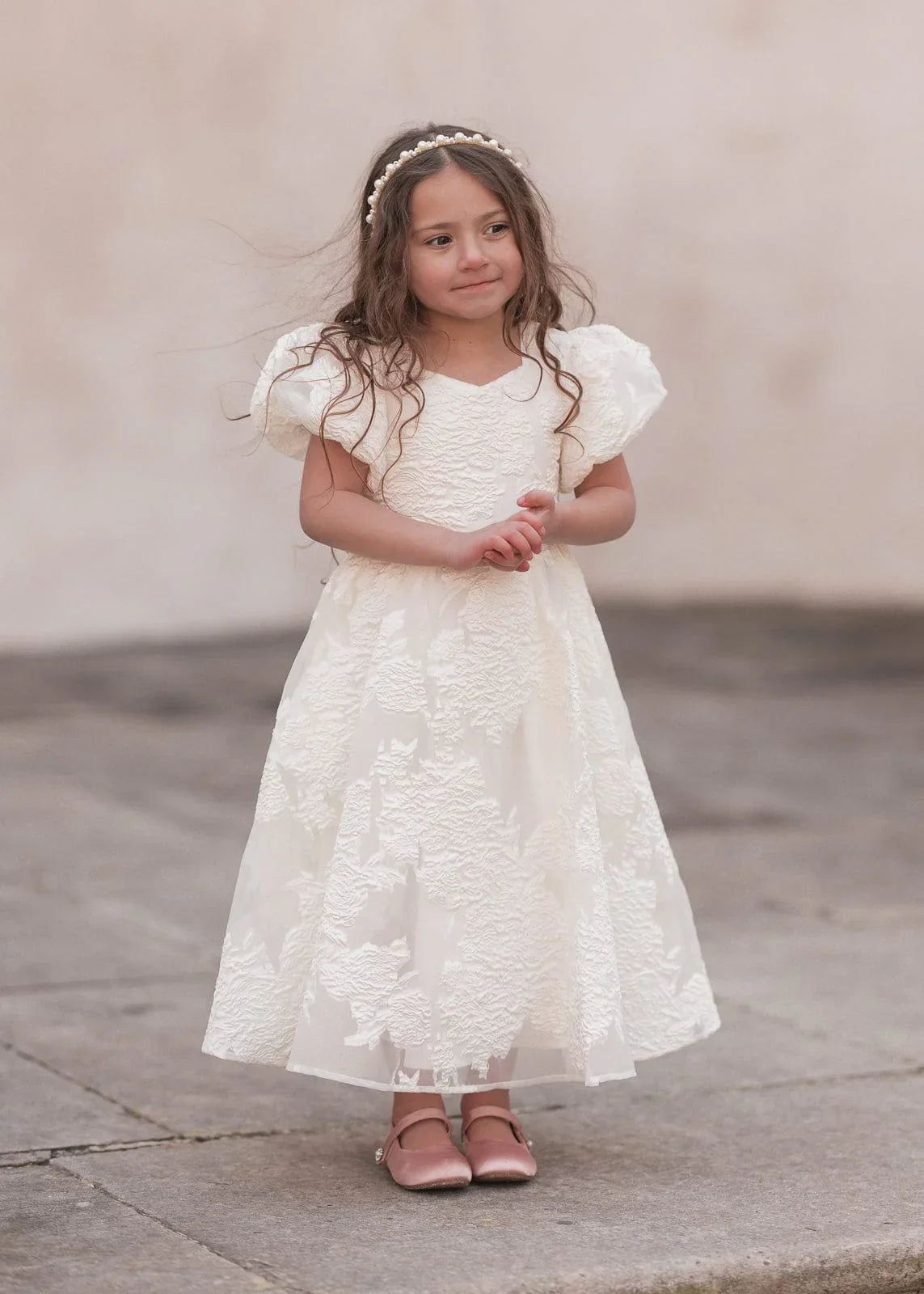 Hope Girls Dress - JessaKae - Hope Girls Dress - White Dove / 12-18M