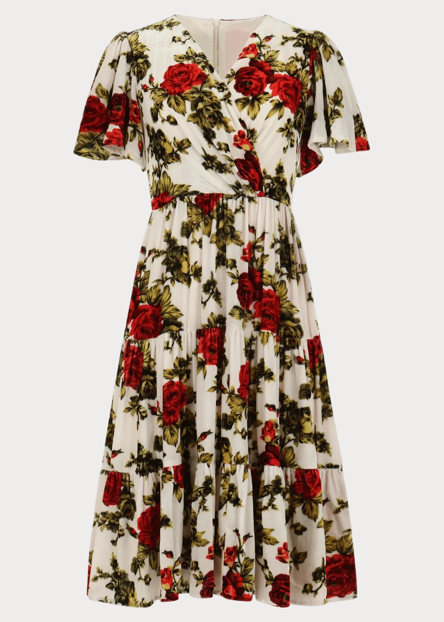 Isabella Dress Dresses - JessaKae - Isabella Dress - Vintage Rose / XXS