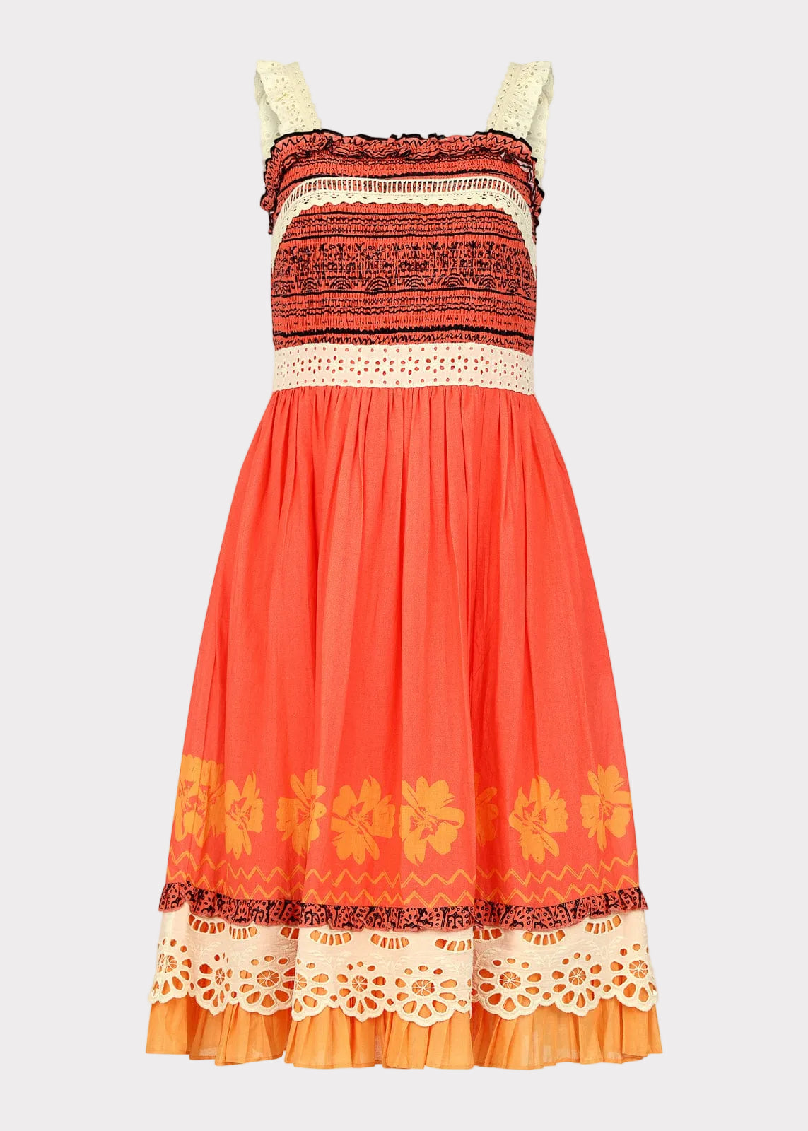 chic size inclusive model wearing JessaKae Island Princess Dress