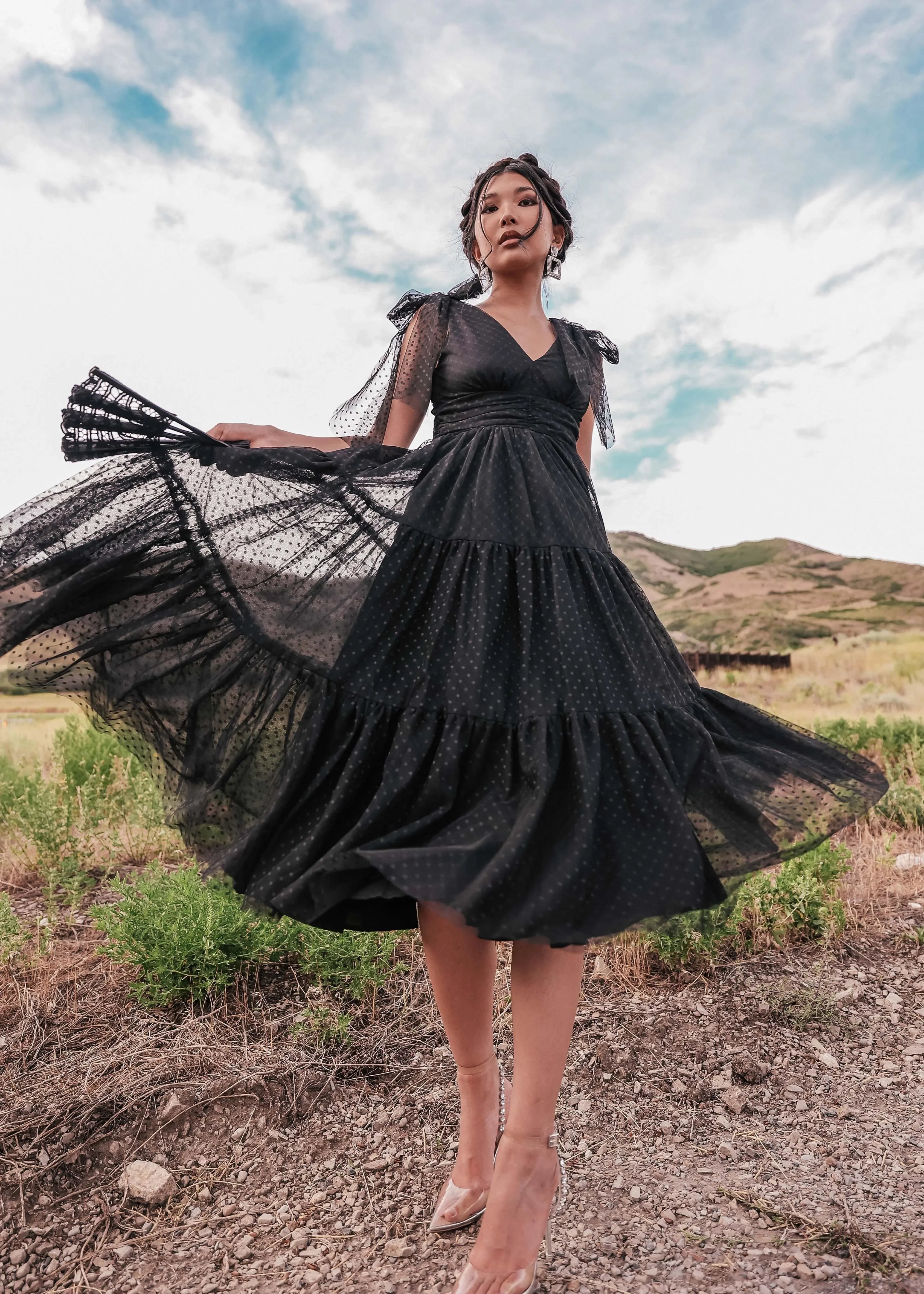 Jeanne Dress Black Dresses - JessaKae - Jeanne Dress Black - XXS