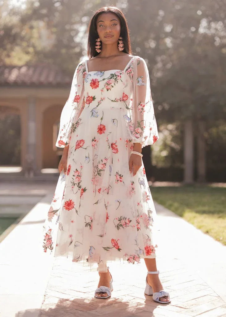 Julianna Dress Dresses - JessaKae - Julianna Dress - Petal White / 00