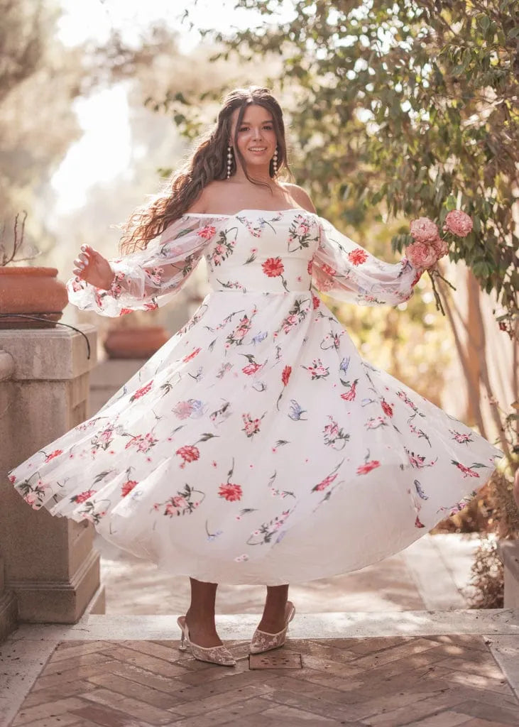 Julianna Dress Dresses - JessaKae - Julianna Dress - Petal White / 00