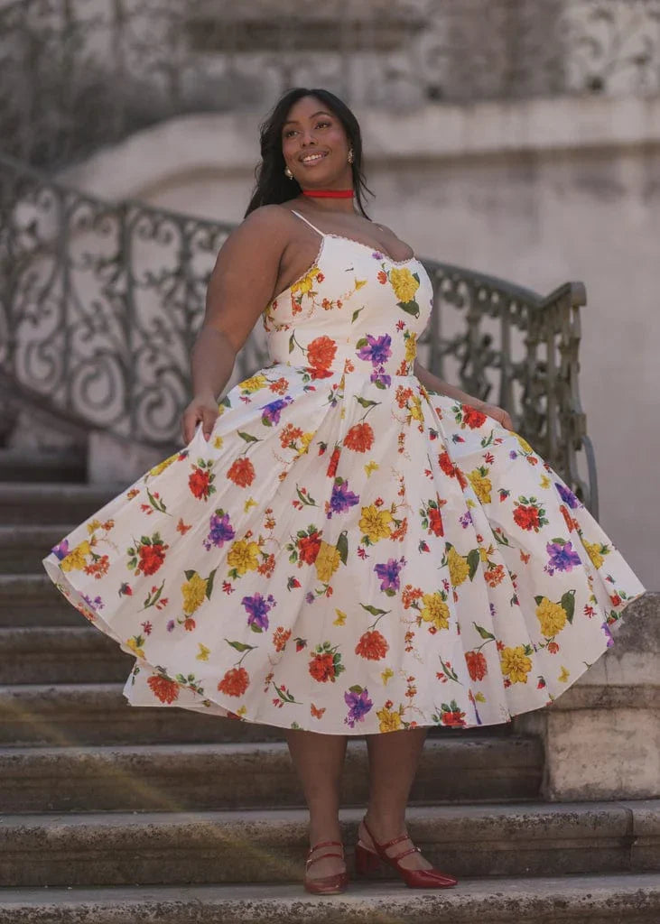 Kelly Dress - JessaKae - Kelly Dress - White Medley / 00