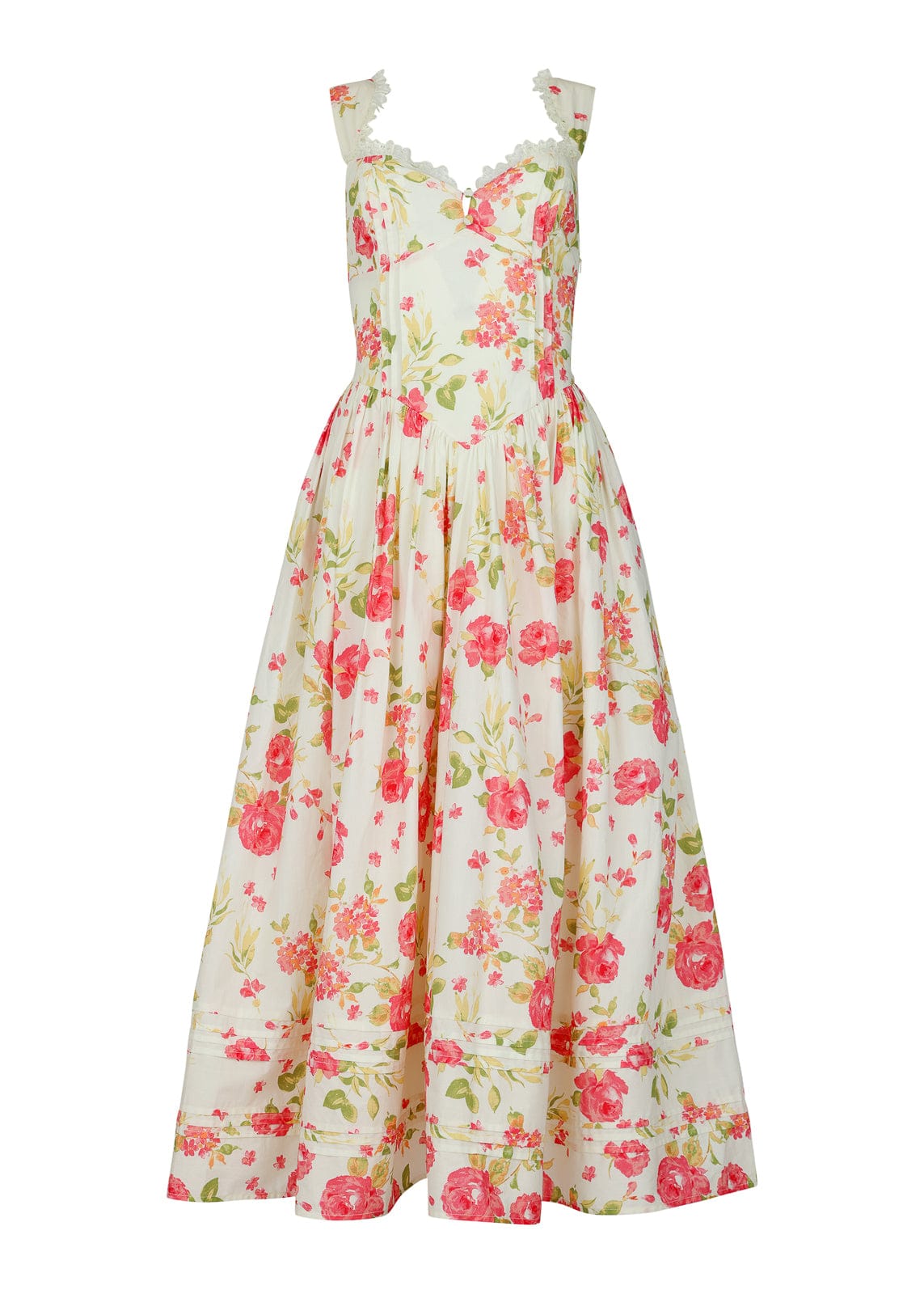 chic size inclusive model wearing JessaKae Lottie Dress