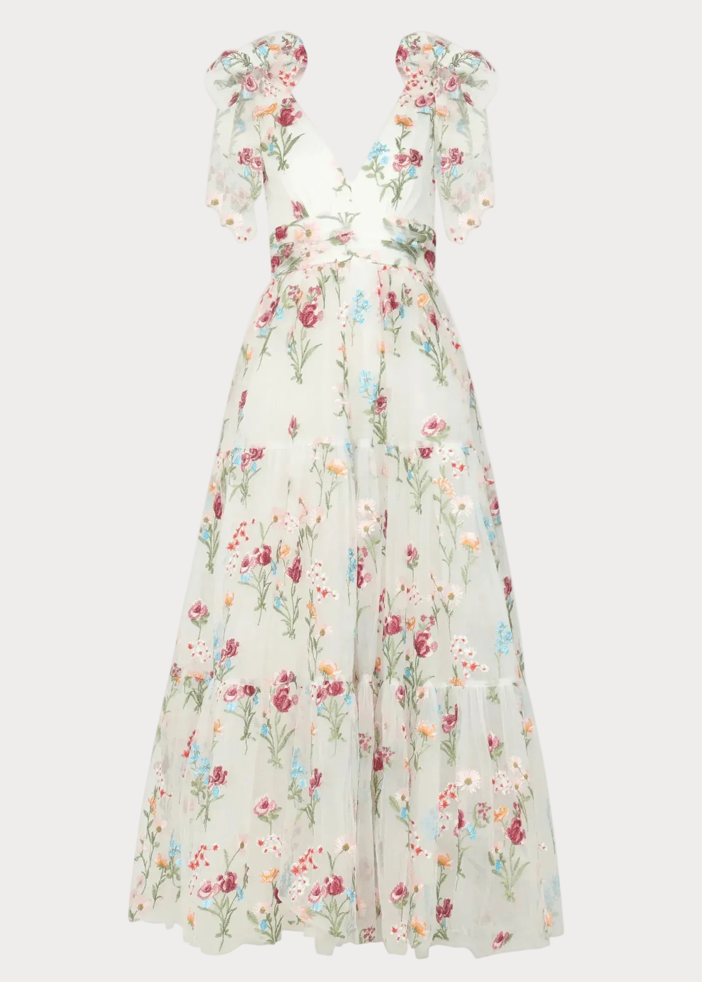 Margaret Maxi Dress Dresses - JessaKae - Margaret Maxi Dress - White Floral / XXS