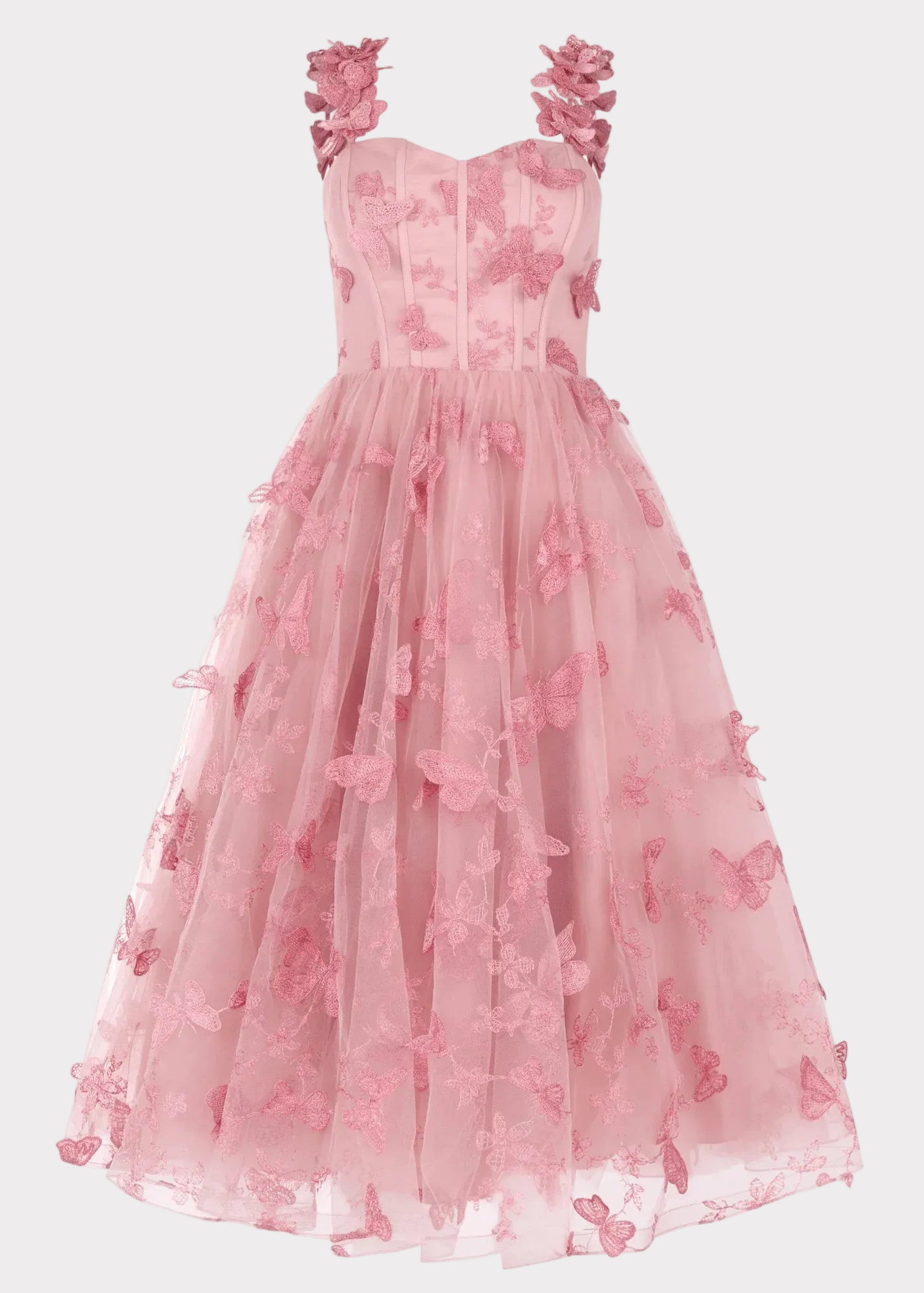 Mariposa Dress Dresses - JessaKae - Mariposa Dress - Flutter Pink / 00