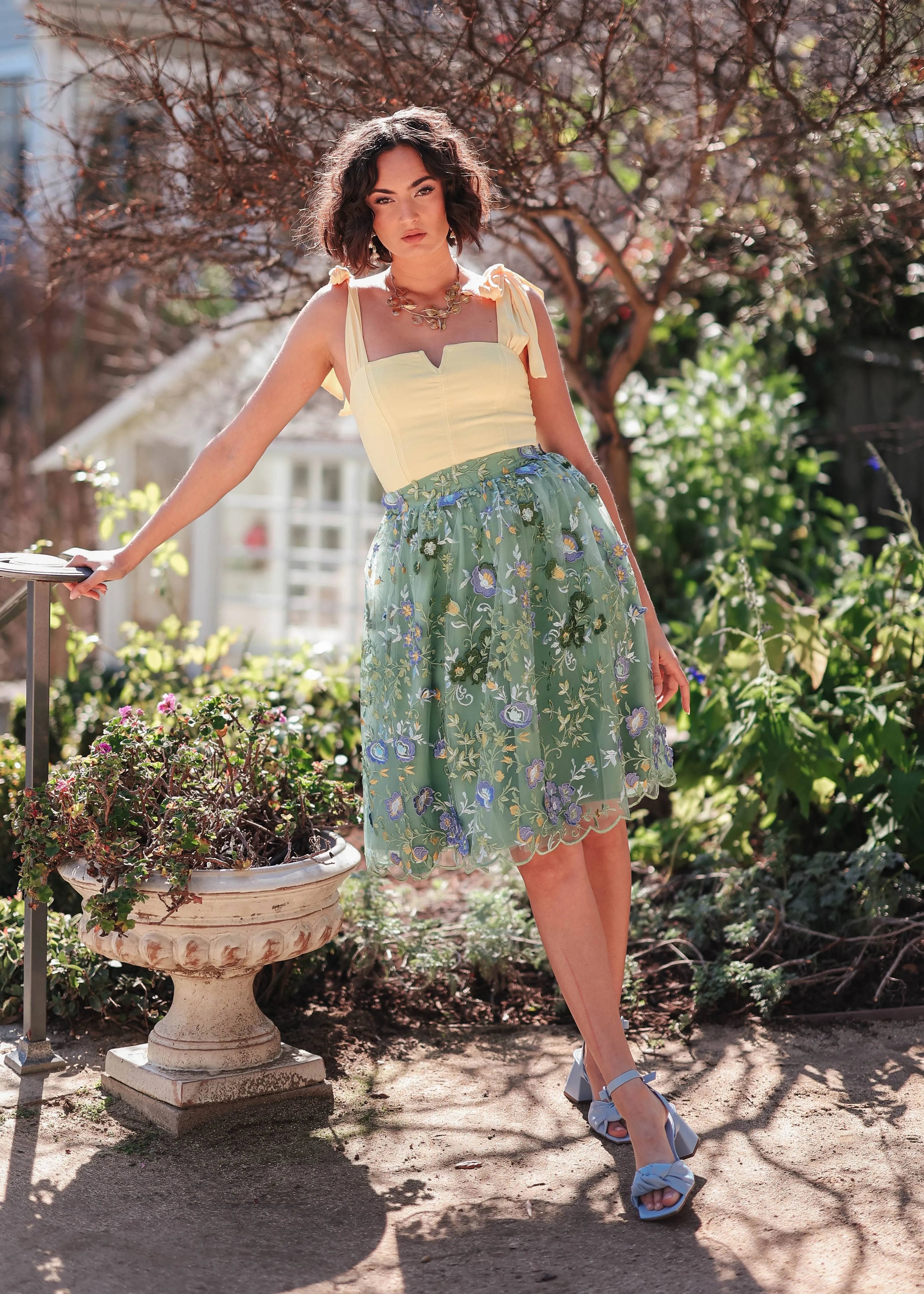 Meadow Skirt Skirts - JessaKae - Meadow Skirt - Green / XXS