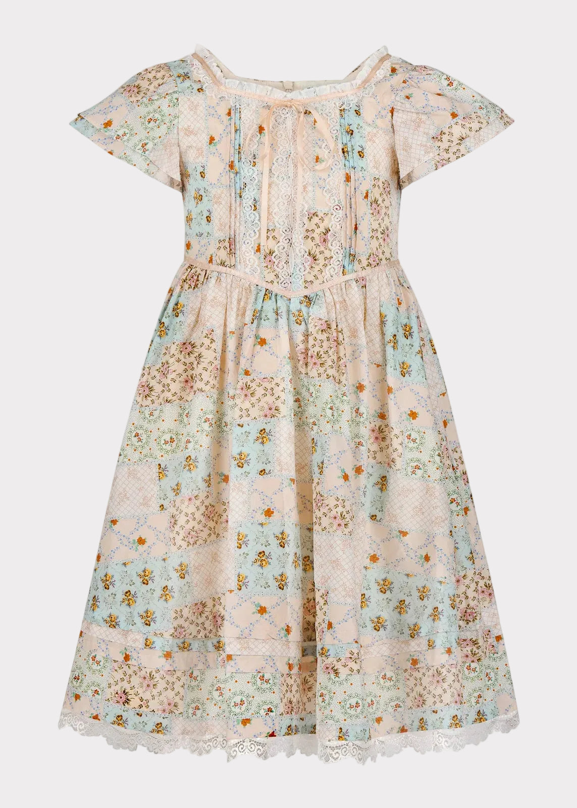 chic size inclusive model wearing JessaKae Megan Girls Dress