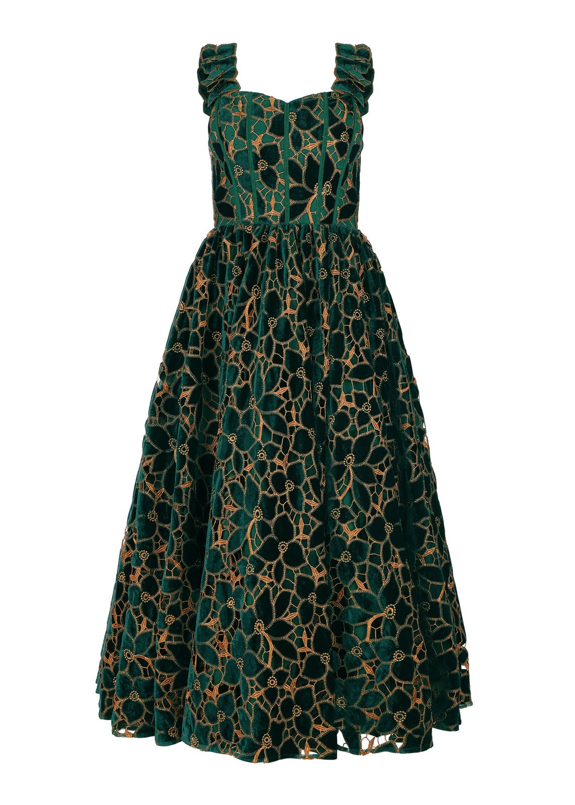 chic size inclusive model wearing JessaKae Melena Dress