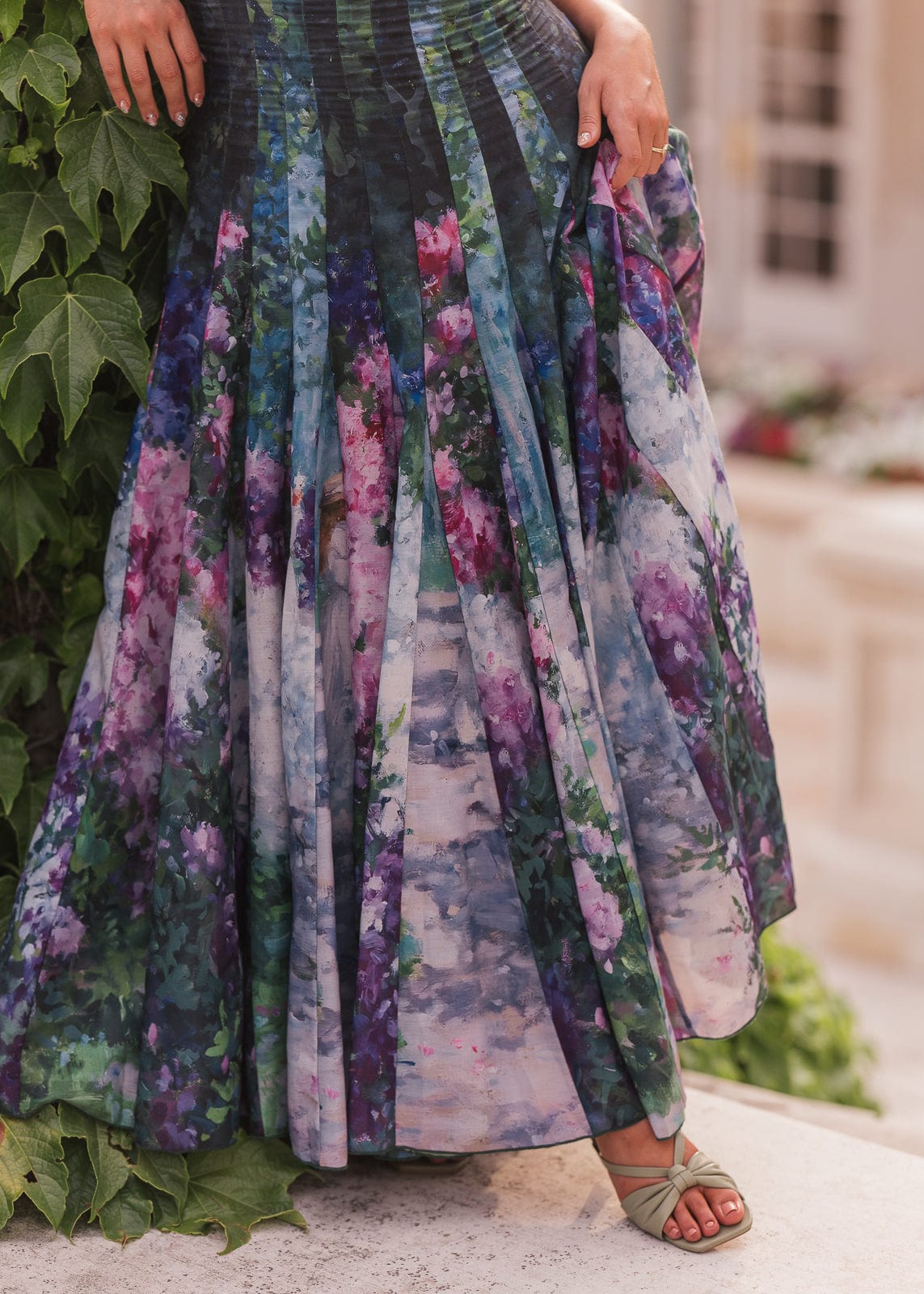 chic size inclusive model wearing JessaKae Monet Dress