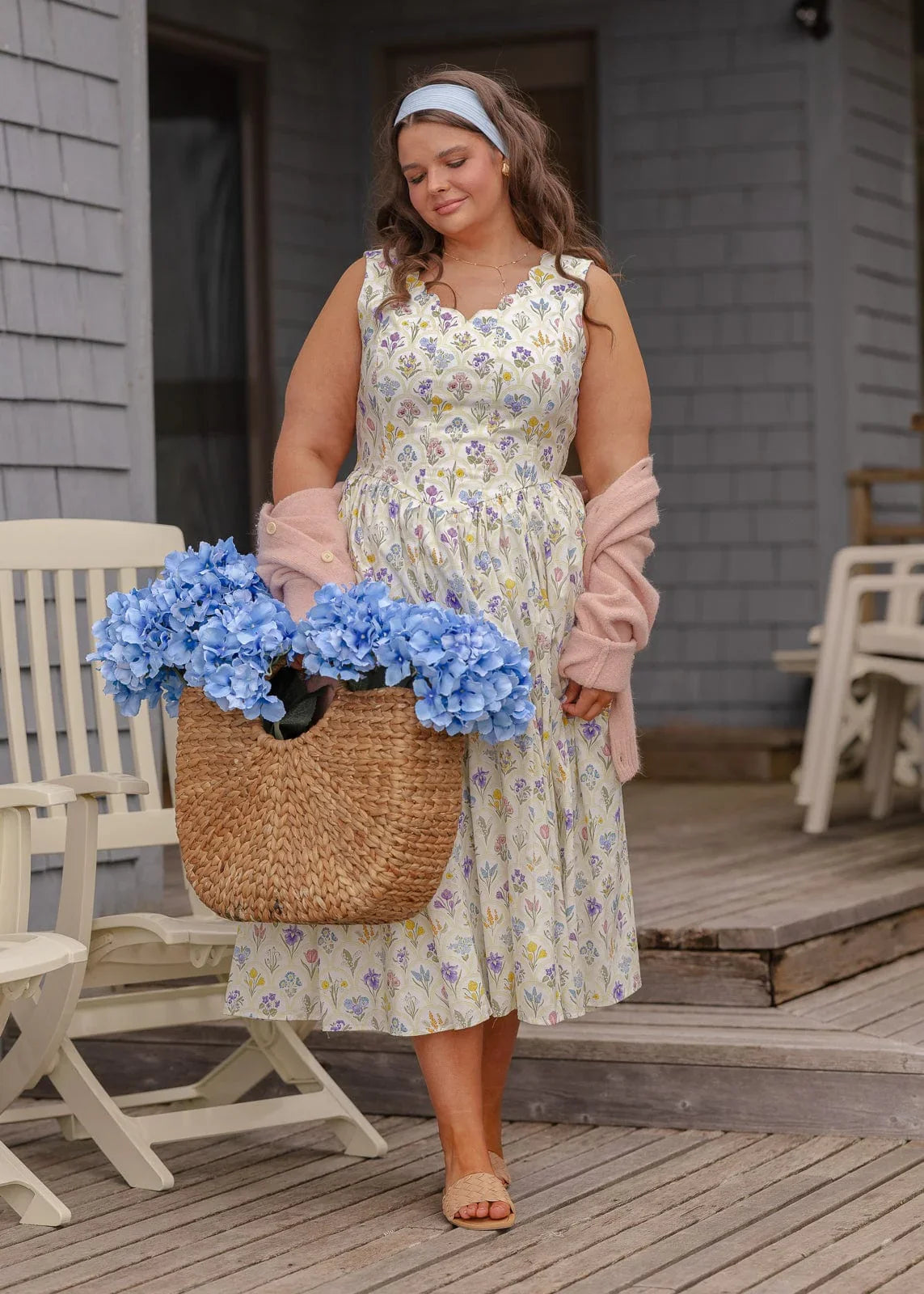 Nantucket Grove Dress - JessaKae - Nantucket Grove Dress - Shorebloom / XXS