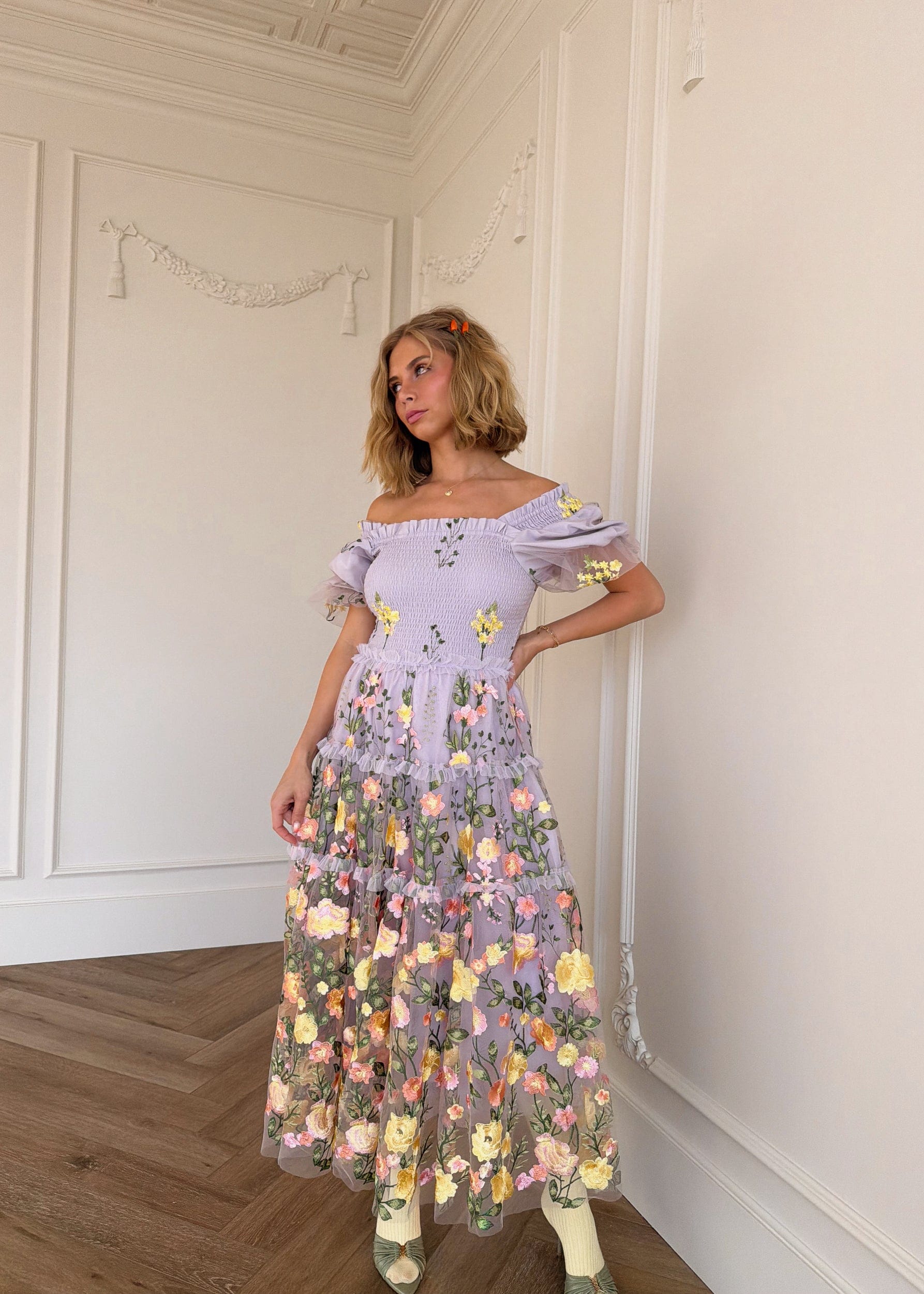 pastel occasion dress Pastel Pink Floral Appliqu Tulle Ball Gown with Strapless Corset Bodice Romantic Fairy Princess Evening Dress Couture Plus Size