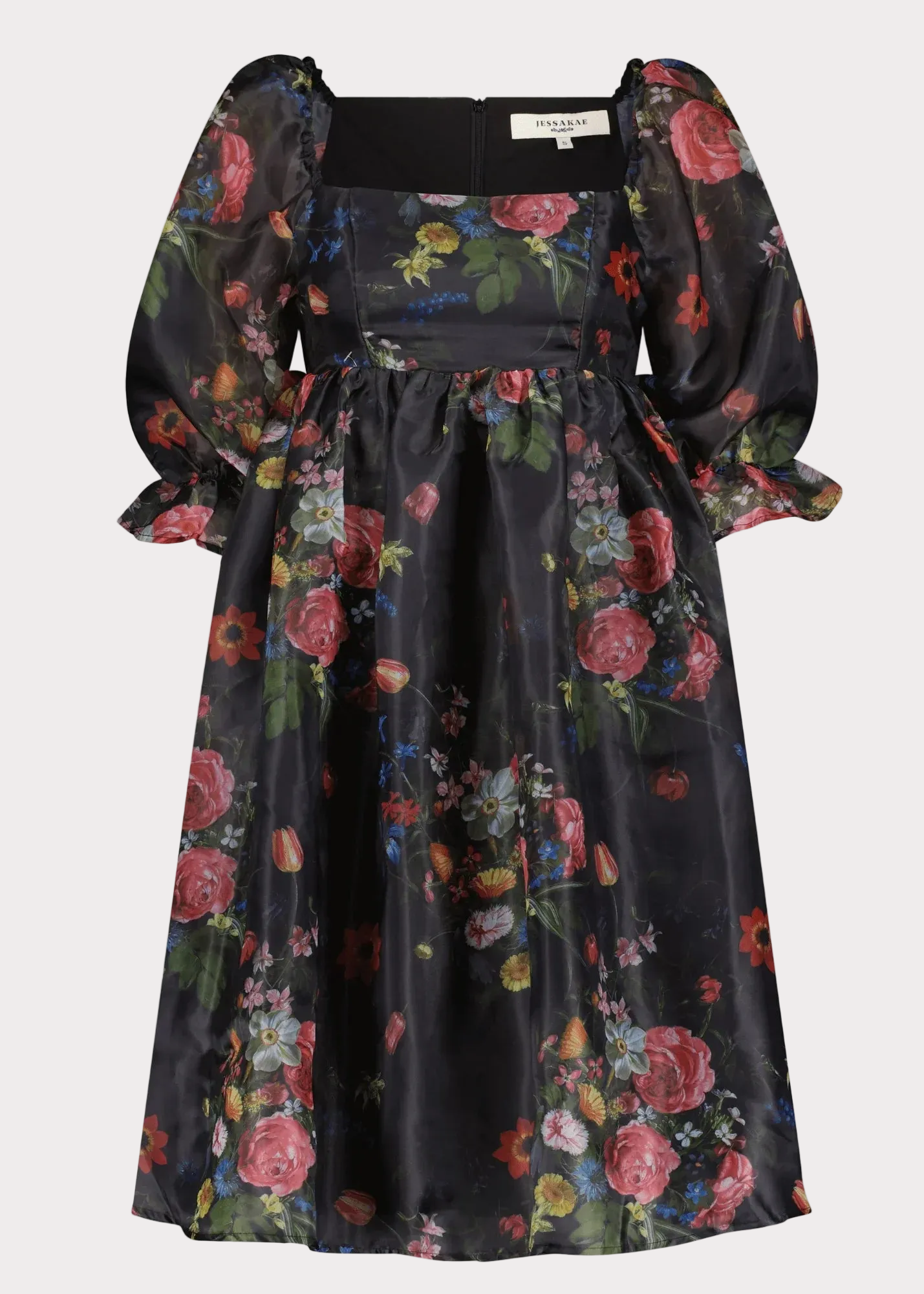 Polly Dress Dresses - JessaKae - Polly Dress - Black / XXS