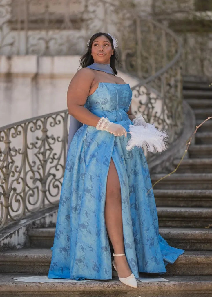 Rayne Dress - JessaKae - Rayne Dress - Marble Blue / 00