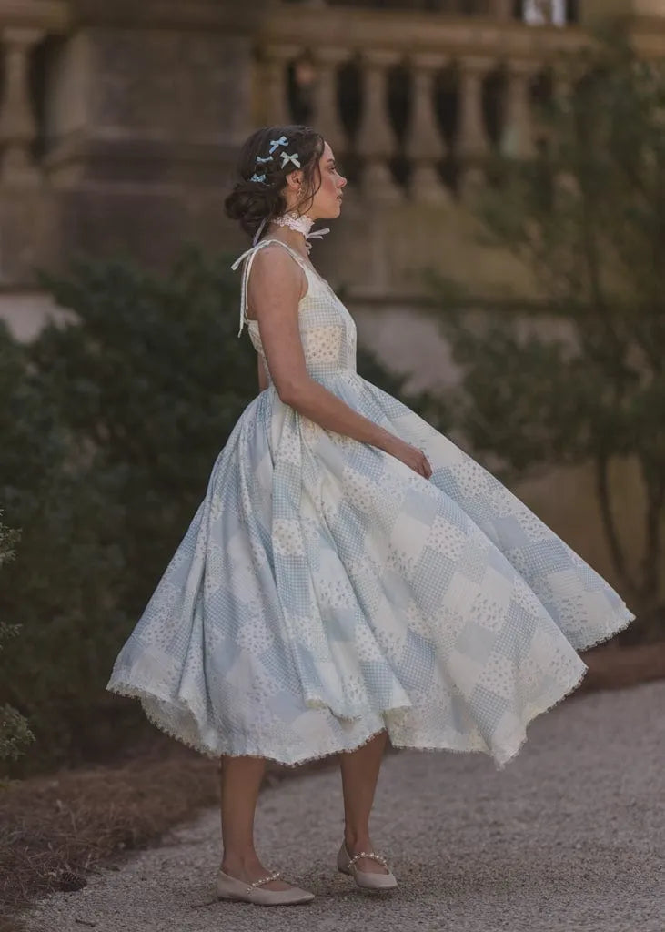 Robyn Dress - JessaKae - Robyn Dress - Eggshell Blue / XXS