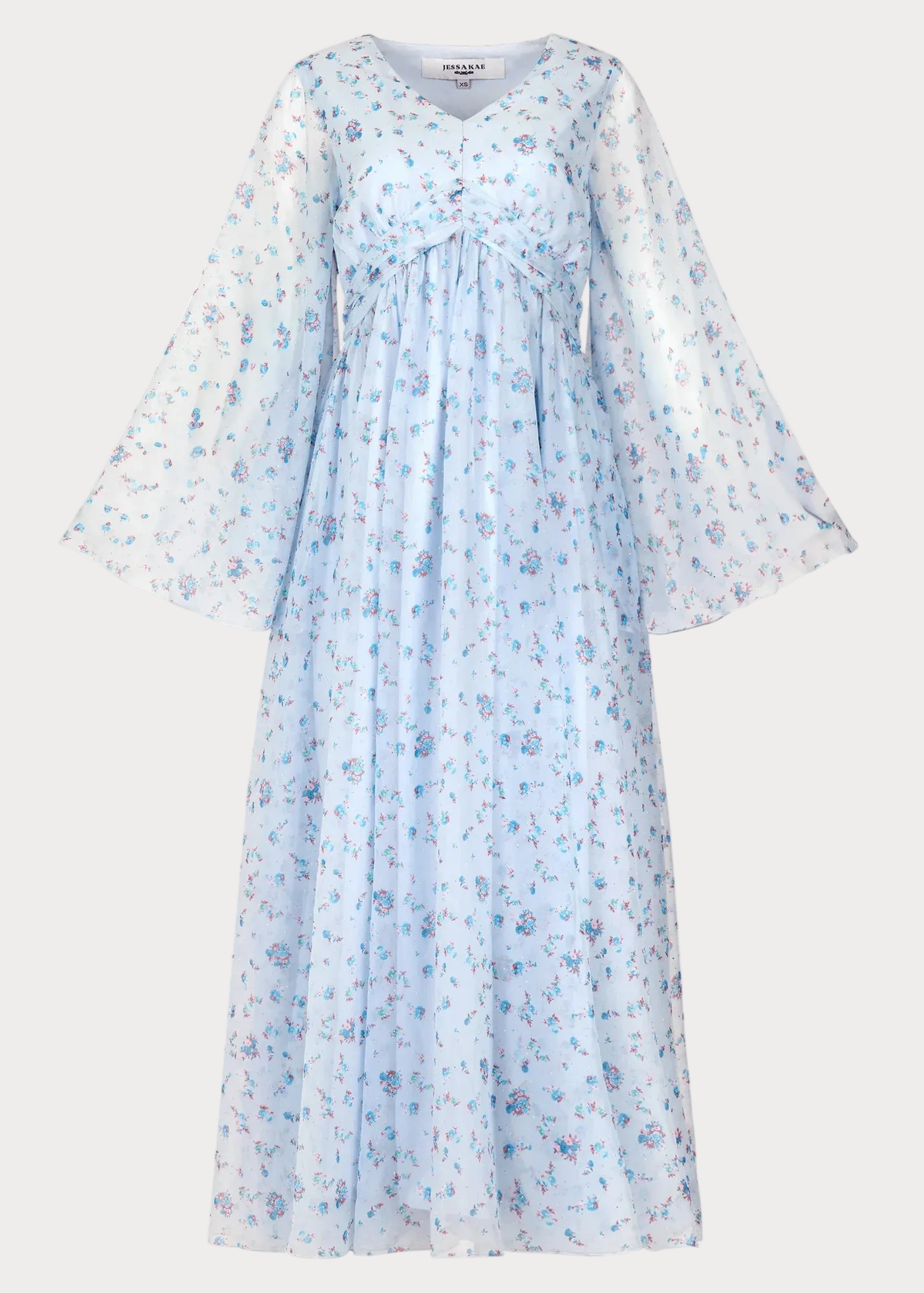 Rosamund Dress Dresses - JessaKae - Rosamund Dress - Blue Bliss / XXS