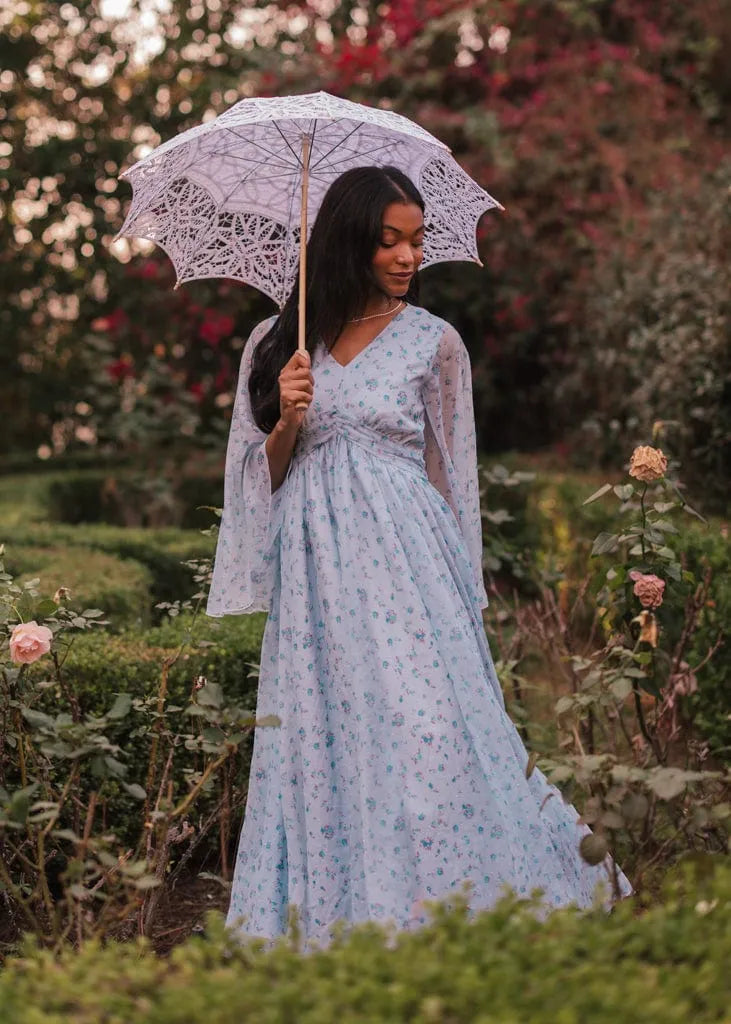 Rosamund Dress Dresses - JessaKae - Rosamund Dress - Blue Bliss / XXS