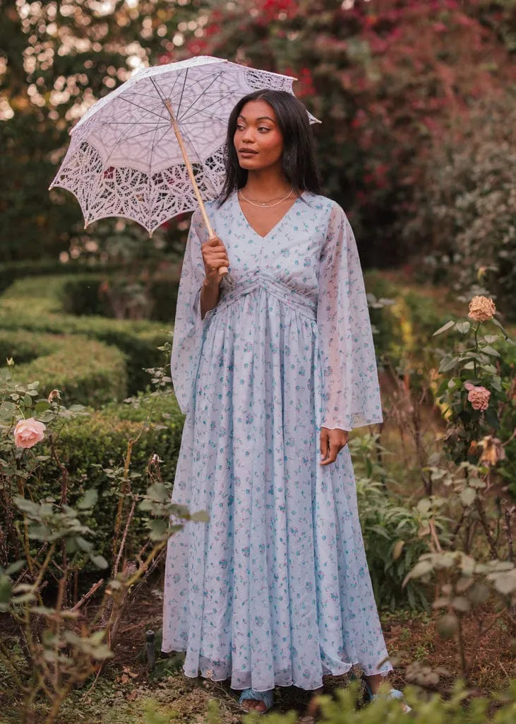 Rosamund Dress Dresses - JessaKae - Rosamund Dress - Blue Bliss / XXS