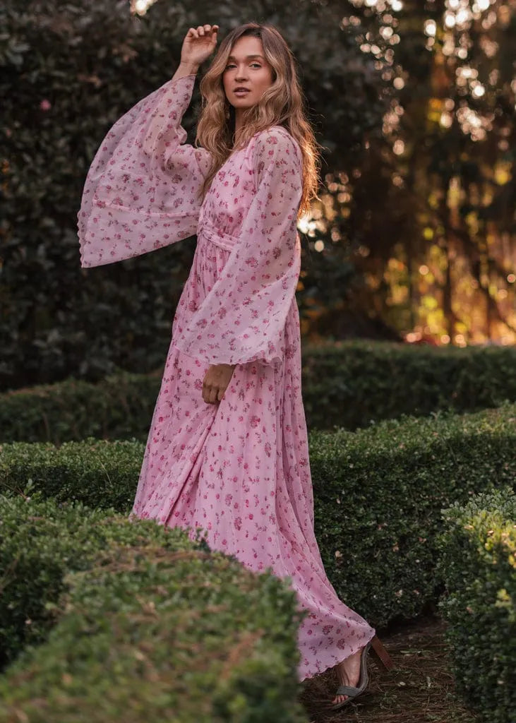 Rosamund Dress - JessaKae - Rosamund Dress - Rose Gloss / XXS