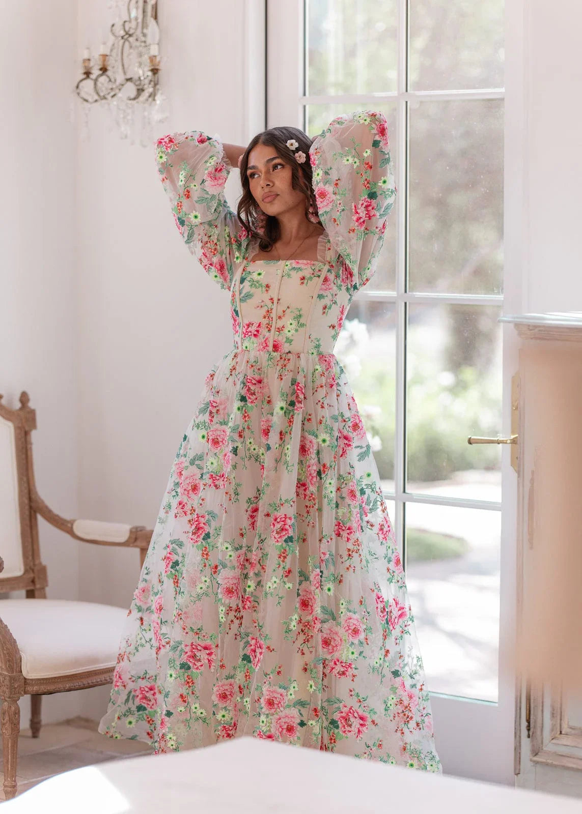 Rosetta Dress - JessaKae - Rosetta Dress - Enchanted Rose / 00